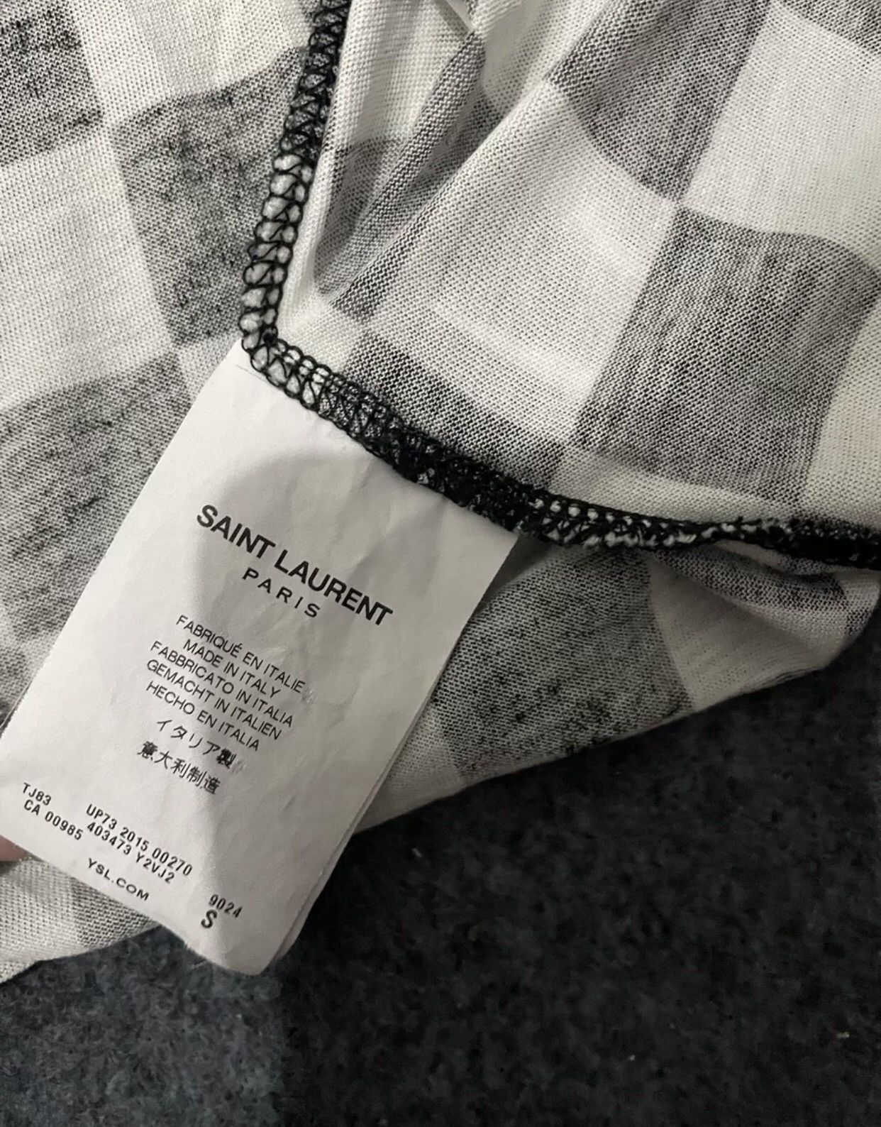 Saint Laurent Paris × Yves Saint Laurent Saint Laurent 15fw mulberry silk short sleeve shirt Size US S / EU 44-46 / 1 - 4 Thumbnail