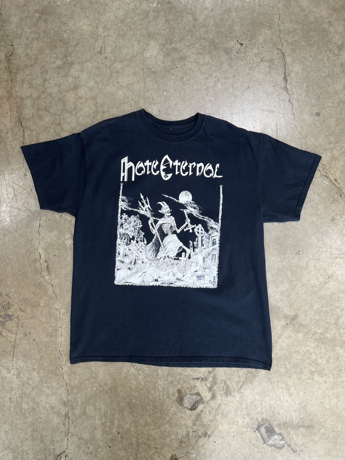 Band Tees × Vintage Hate Eternal Thorn Cross Band Tee Medium Size US M / EU 48-50 / 2 - 2 Thumbnail
