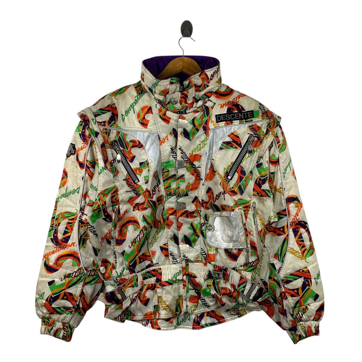 Descente × Japanese Brand × Vintage Vintage DESCENTE Japanese Brand Outdoor Sportswear Jacket Size L / US 10 / IT 46 - 1 Thumbnail