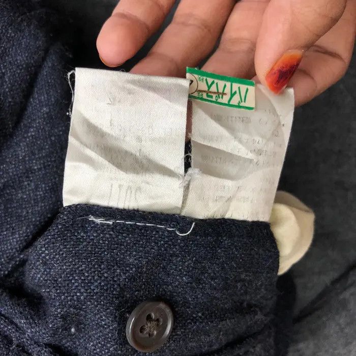Vintage Vtg CARREMAN PARIS Made In FRANCE Casual Pant Trouser Slack Size 34" / US 12 / IT 48 - 6 Thumbnail