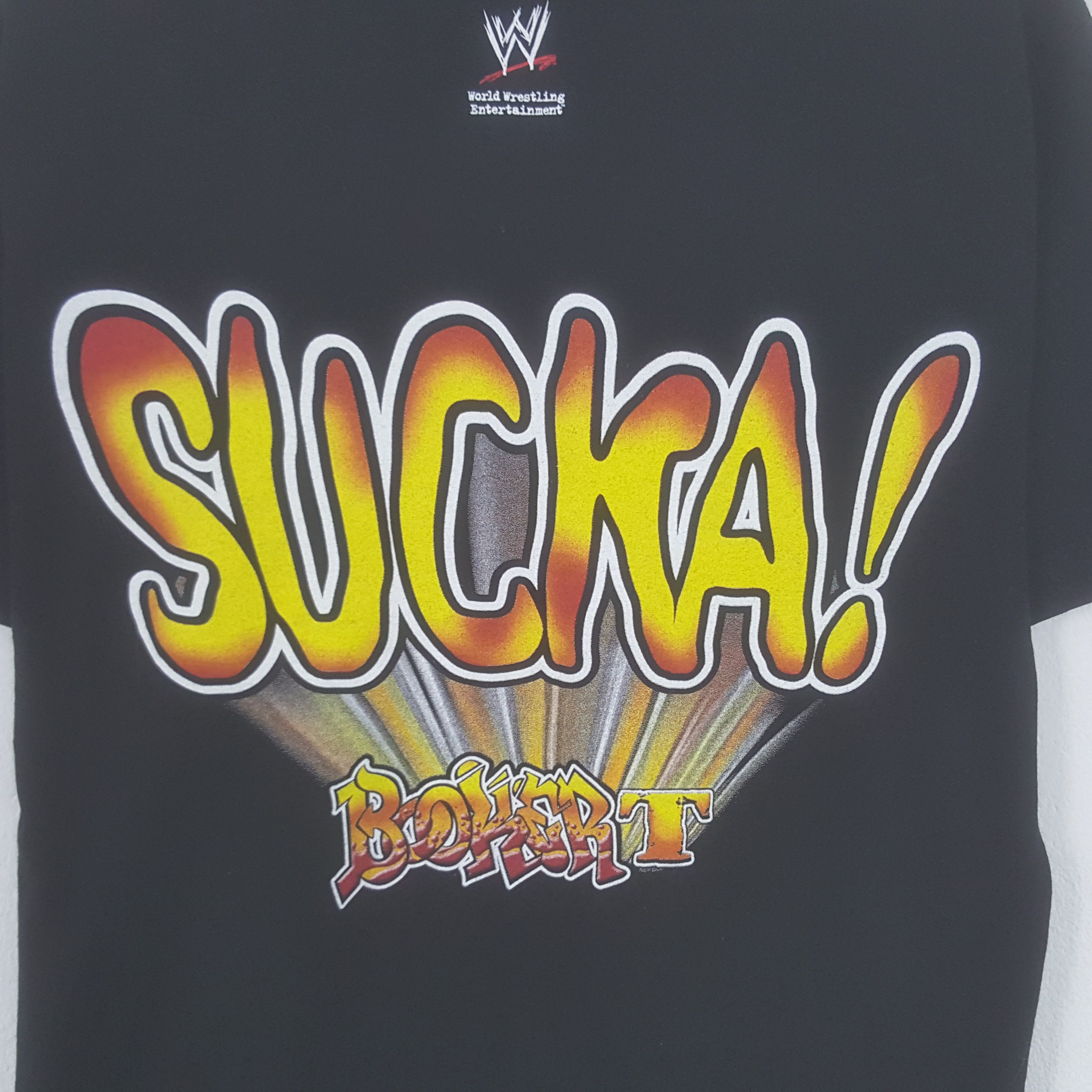 Vintage × WWE × WWF Vintage Bookert WWE Rock Tshirt Size US M / EU 48-50 / 2 - 4 Thumbnail