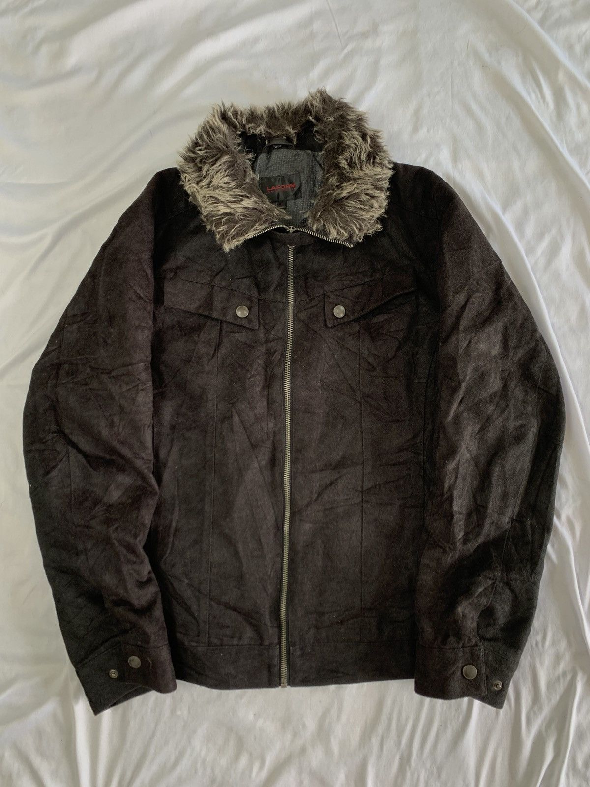 Other Fur jacket bono laform suede Size US L / EU 52-54 / 3 - 3 Thumbnail