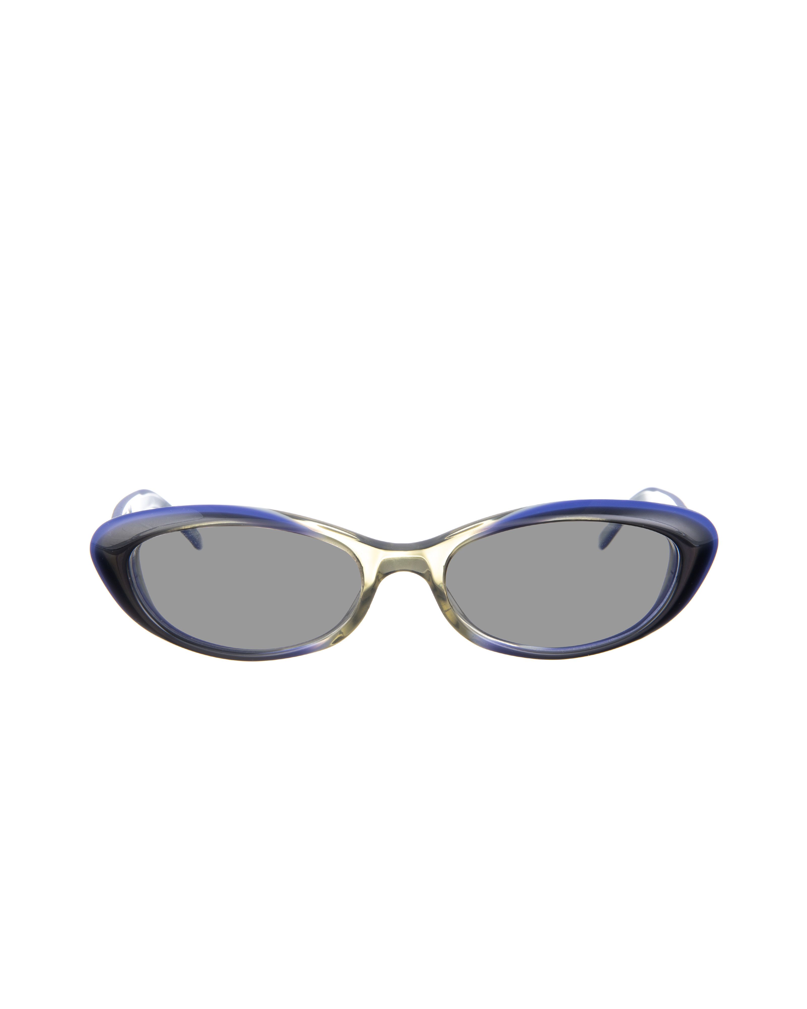 Gucci Gucci 00s Navy Cat Eye Sunglasses with Crystal Hearts Size ONE SIZE - 2 Thumbnail