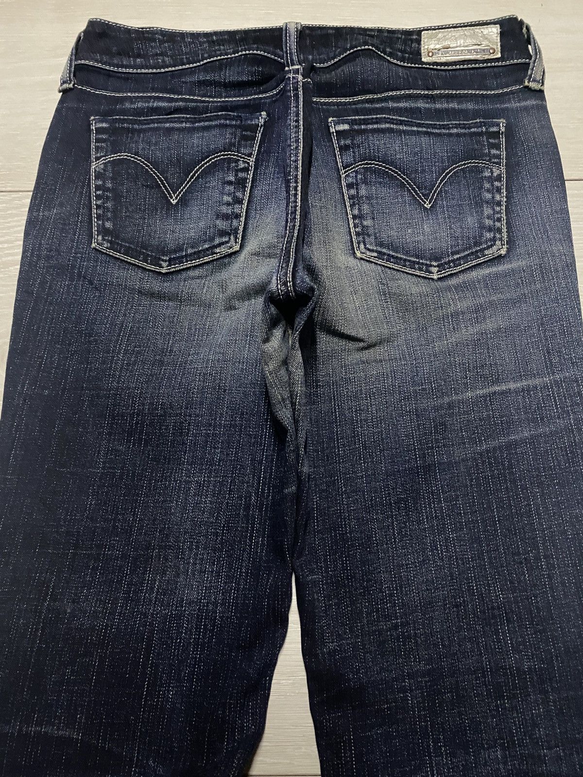 Levi's Woman Vintage Levis Lady Style Blue Wash Flare Jeans Size US 28 / EU 44 - 4 Thumbnail