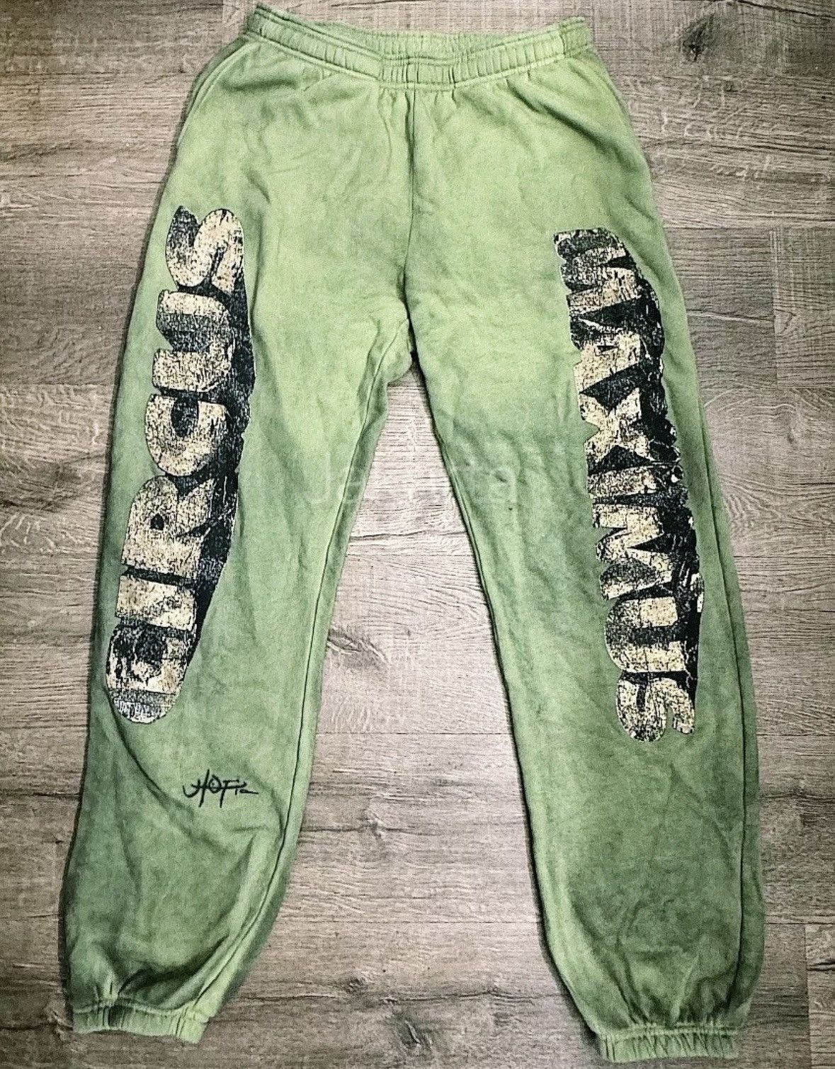 Travis Scott Travis Scott Circus Maximus Green Sweatpants Utopia Tour Size US 32 / EU 48 - 2 Thumbnail