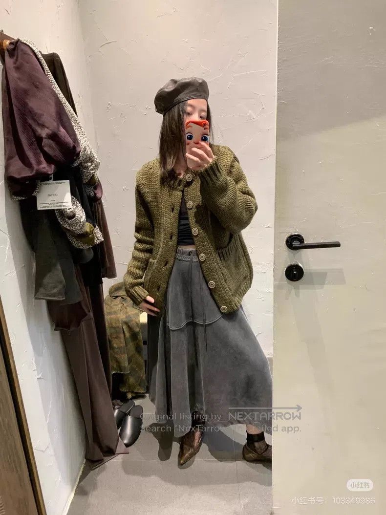 Our Legacy Our Legacy Olive Green Knit Sweater Size US S / EU 44-46 / 1 - 5 Thumbnail