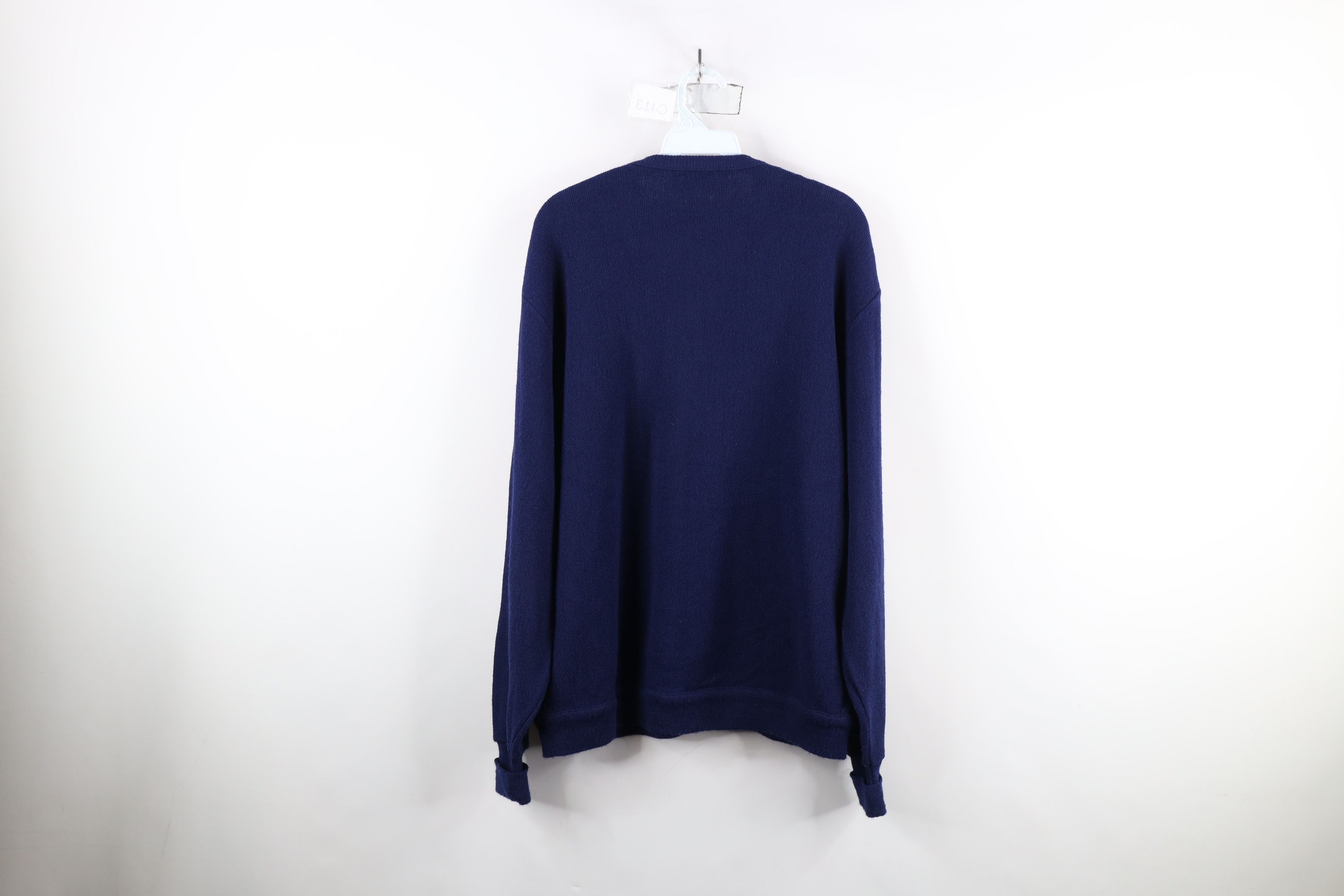 Lacoste × Vintage Vintage 80s Izod Lacoste Croc Logo Golf Knit Sweater USA Size US L / EU 52-54 / 3 - 9 Thumbnail