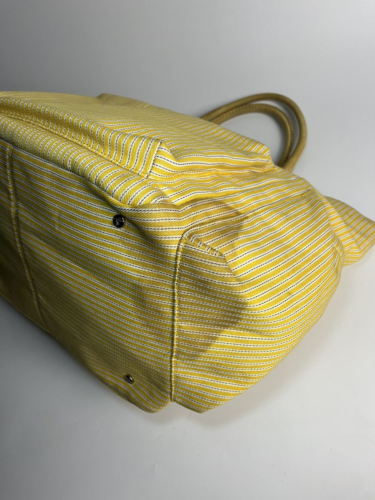 Vivienne Westwood Vivienne Westwood Yellow Striped Big Tote Bag Size ONE SIZE - 11 Thumbnail