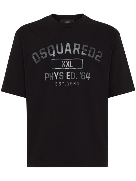 Dsquared2 DSQUARED2 Men T-Shirts S74GD1413 D20033900 Black Size US L / EU 52-54 / 3 - 1 Thumbnail