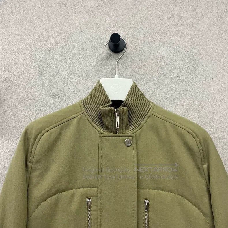 Hermes Hermes Green 100% wool coat Size XXS / US 00 / IT 34 - 4 Thumbnail