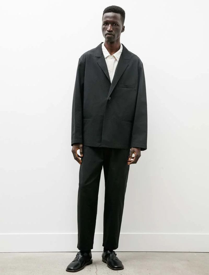 Lemaire Lemaire Belted Carrot Pants Trousers - Black Cotton Size US 32 / EU 48 - 3 Thumbnail