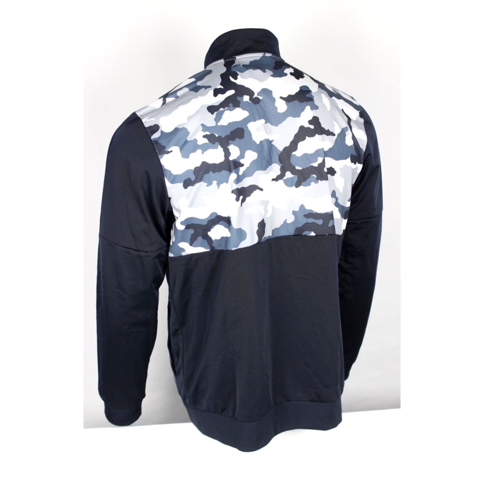 Adidas Adidas Men's Trio Track Jacket Full Zip L Large Legend Ink Camo Size US L / EU 52-54 / 3 - 2 Thumbnail