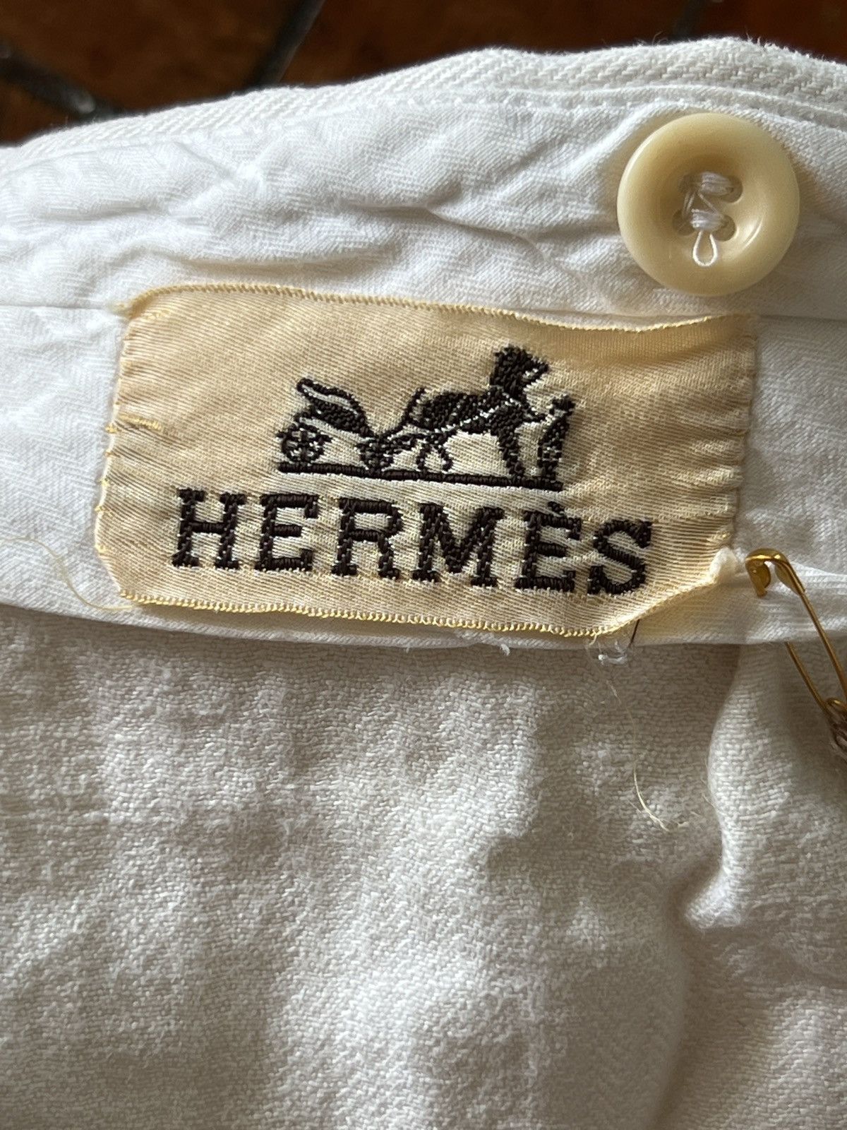 Hermes Hermes white linen shorts Size US 32 / EU 48 - 9 Thumbnail