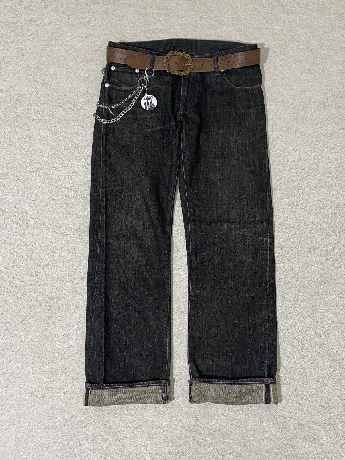 Neighborhood SICK 💸Neighborhood 03 Wash Black Selvedge Jeans Size US 31 - 1 Thumbnail