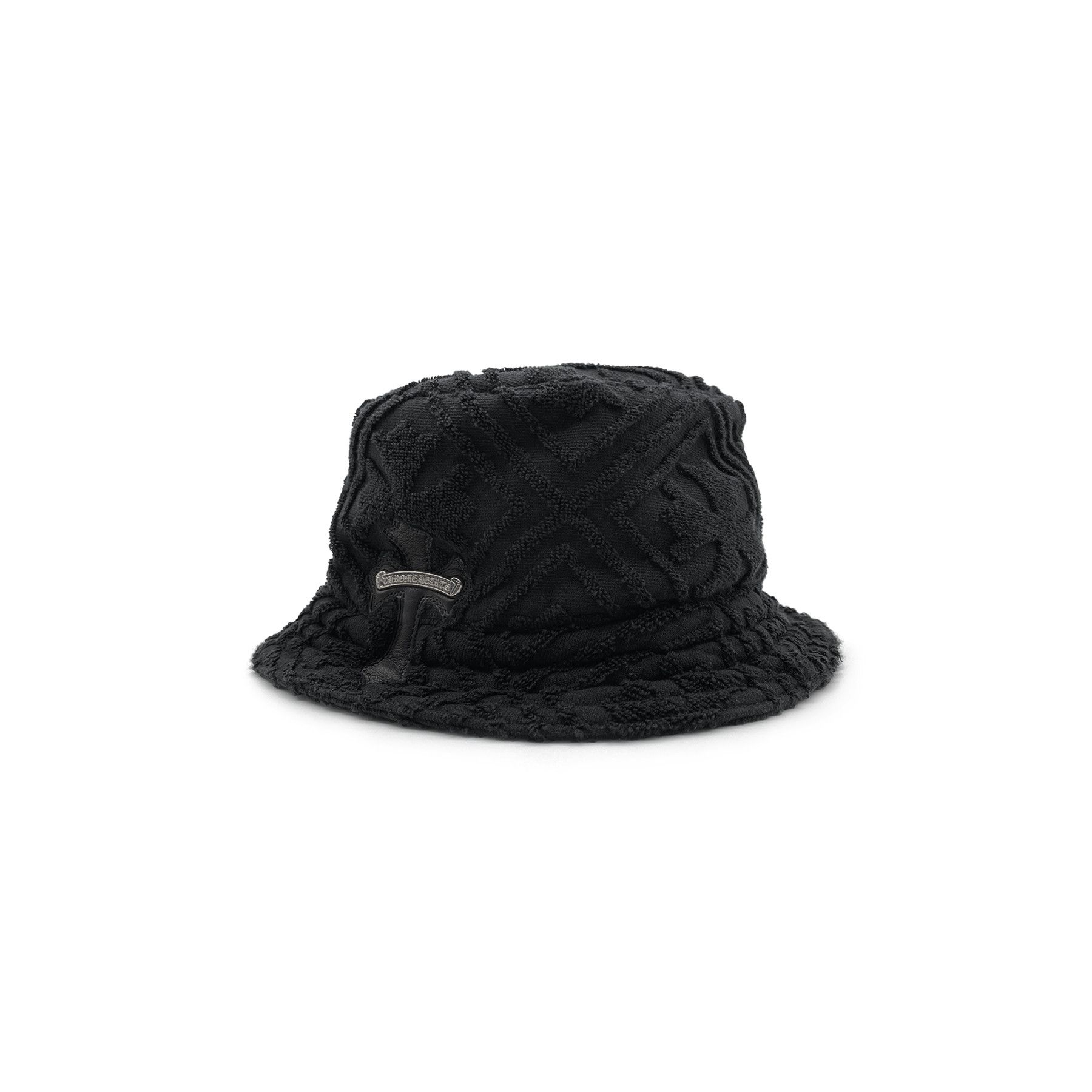 Chrome Hearts Chrome Hearts Cross Patch Terry Cloth Black Hat Size ONE SIZE - 2 Thumbnail