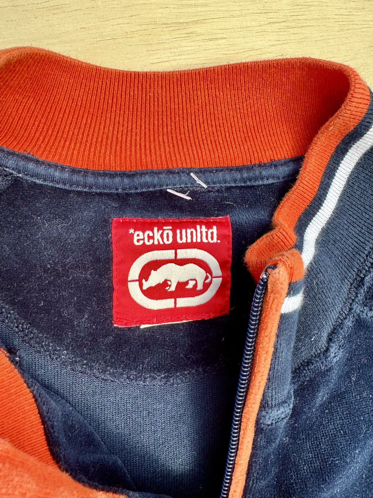 Ecko Unltd. × Rap Tees × Vintage Vintage Eckō 2000’s Velour Y2K Rap Hip Hop Zip Jersey Size US L / EU 52-54 / 3 - 7 Thumbnail