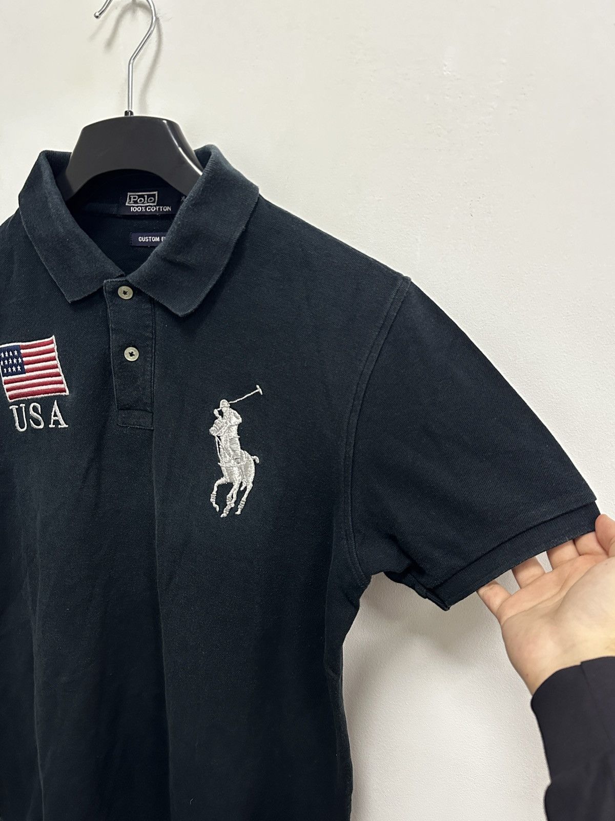 Polo Ralph Lauren × Vintage Vintage 90’s Ralph Lauren USA #3 Rugby Jersey Shirt Japan Size US XL / EU 56 / 4 - 4 Thumbnail