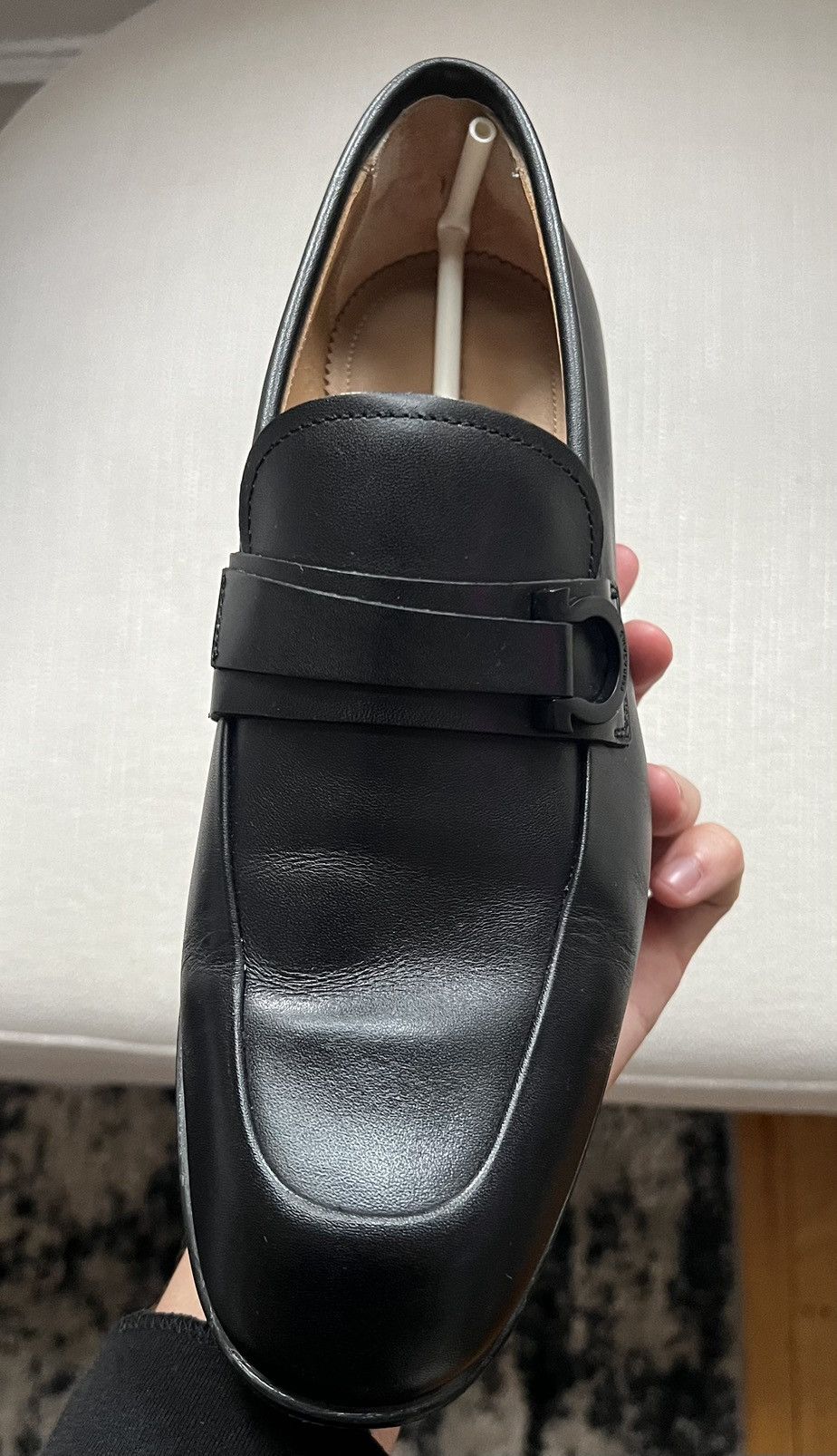 Salvatore Ferragamo Gancini-Buckle Slip-On Loafers Size US 6 / EU 39 - 5 Thumbnail