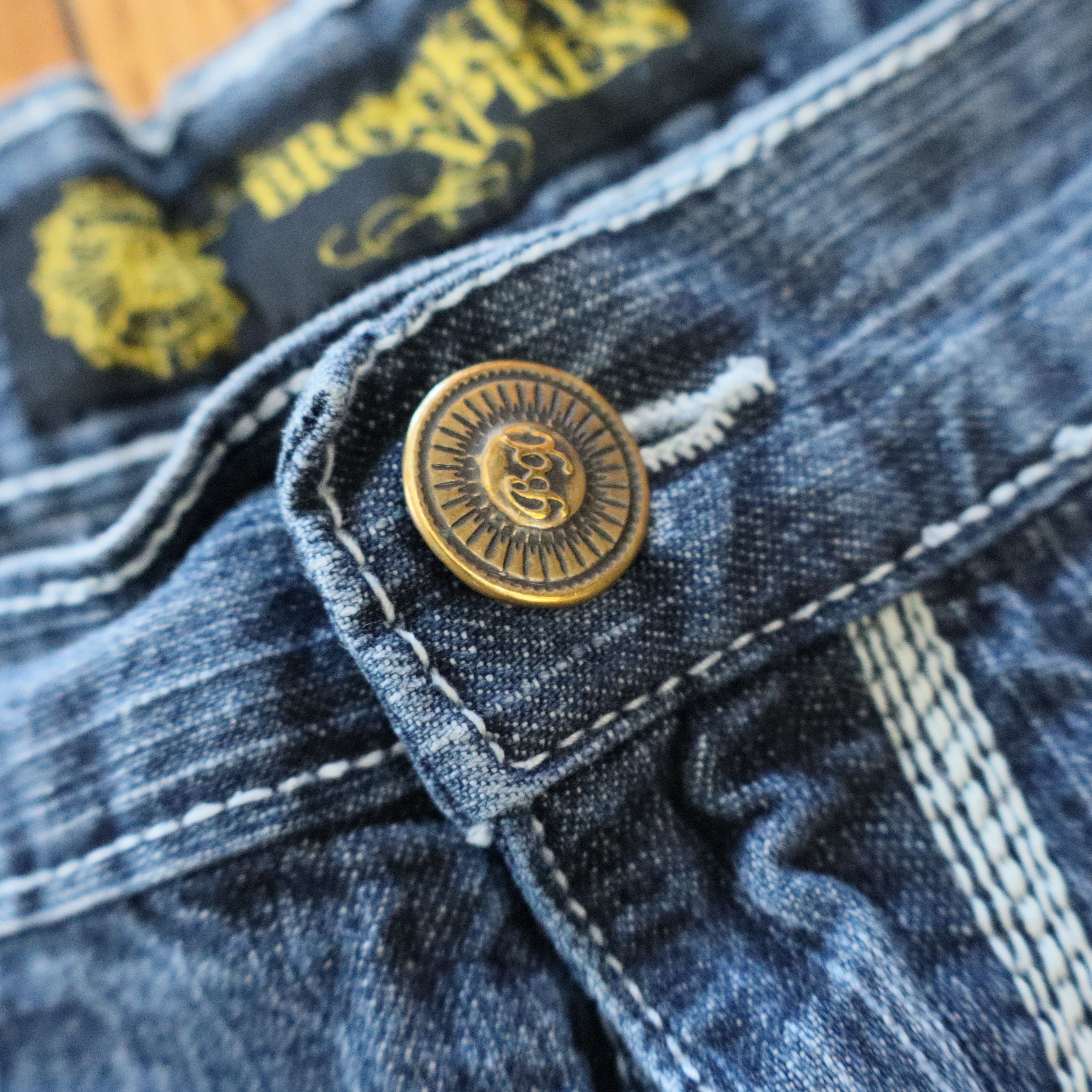 Ecko Unltd. × JNCO × Southpole Vintage 90s Baggy Skater Super Long Denim Shorts Jorts 39 40 Size US 40 / EU 56 - 5 Thumbnail