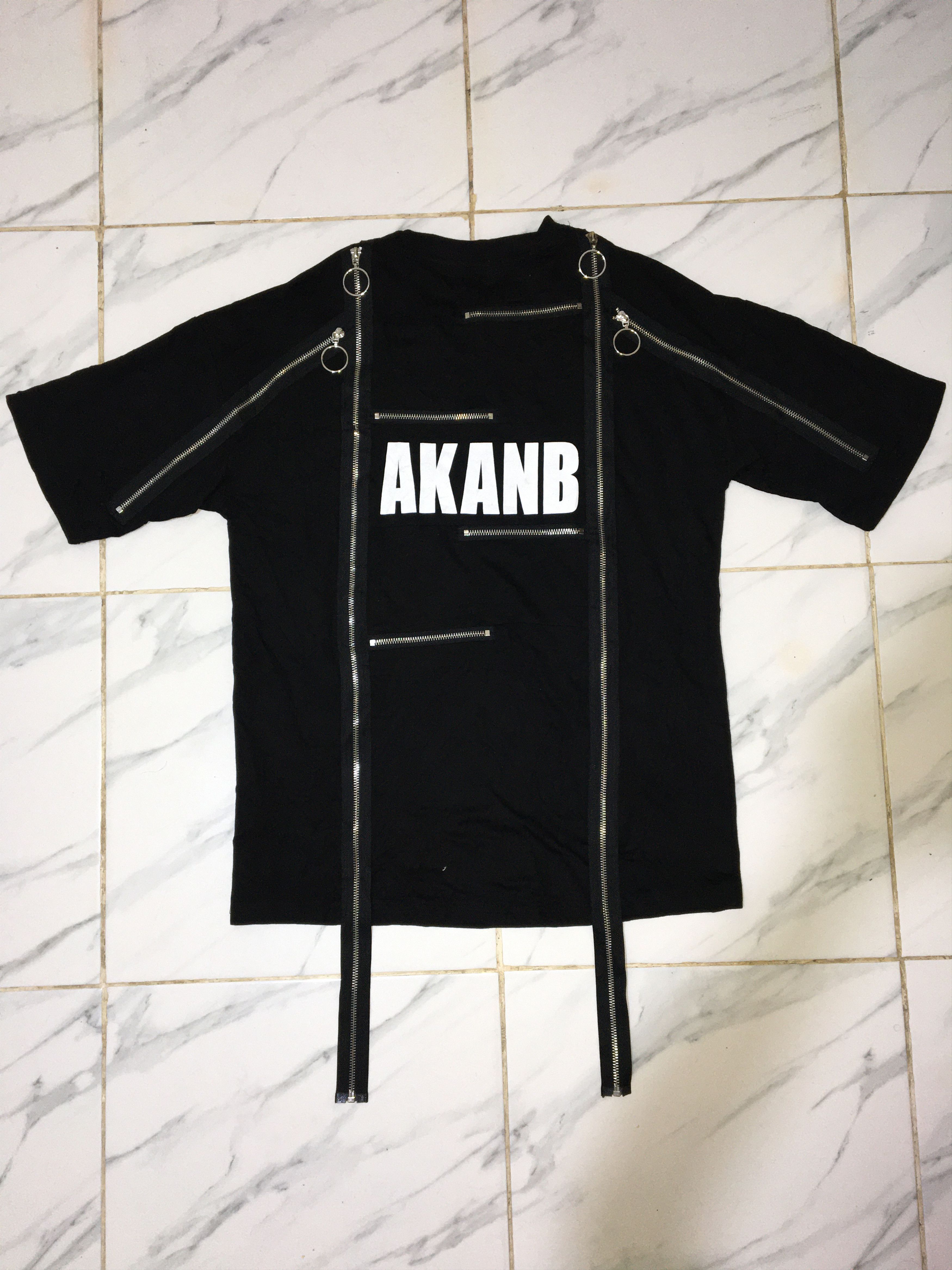 Japanese Brand ANBULLET ZIPPER TSHIRT Size US L / EU 52-54 / 3 - 1 Thumbnail