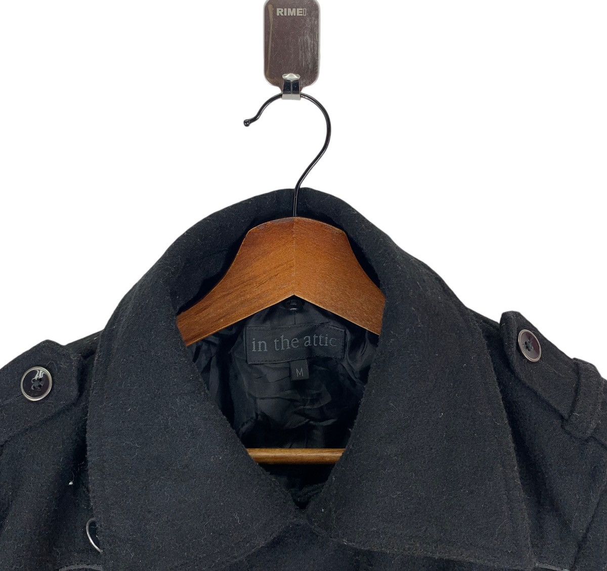 In The Attic × Japanese Brand 🔥🔥 VINTAGE IN THE ATTICS DOUBLE COLLAR BIKER JACKET Size US M / EU 48-50 / 2 - 5 Thumbnail