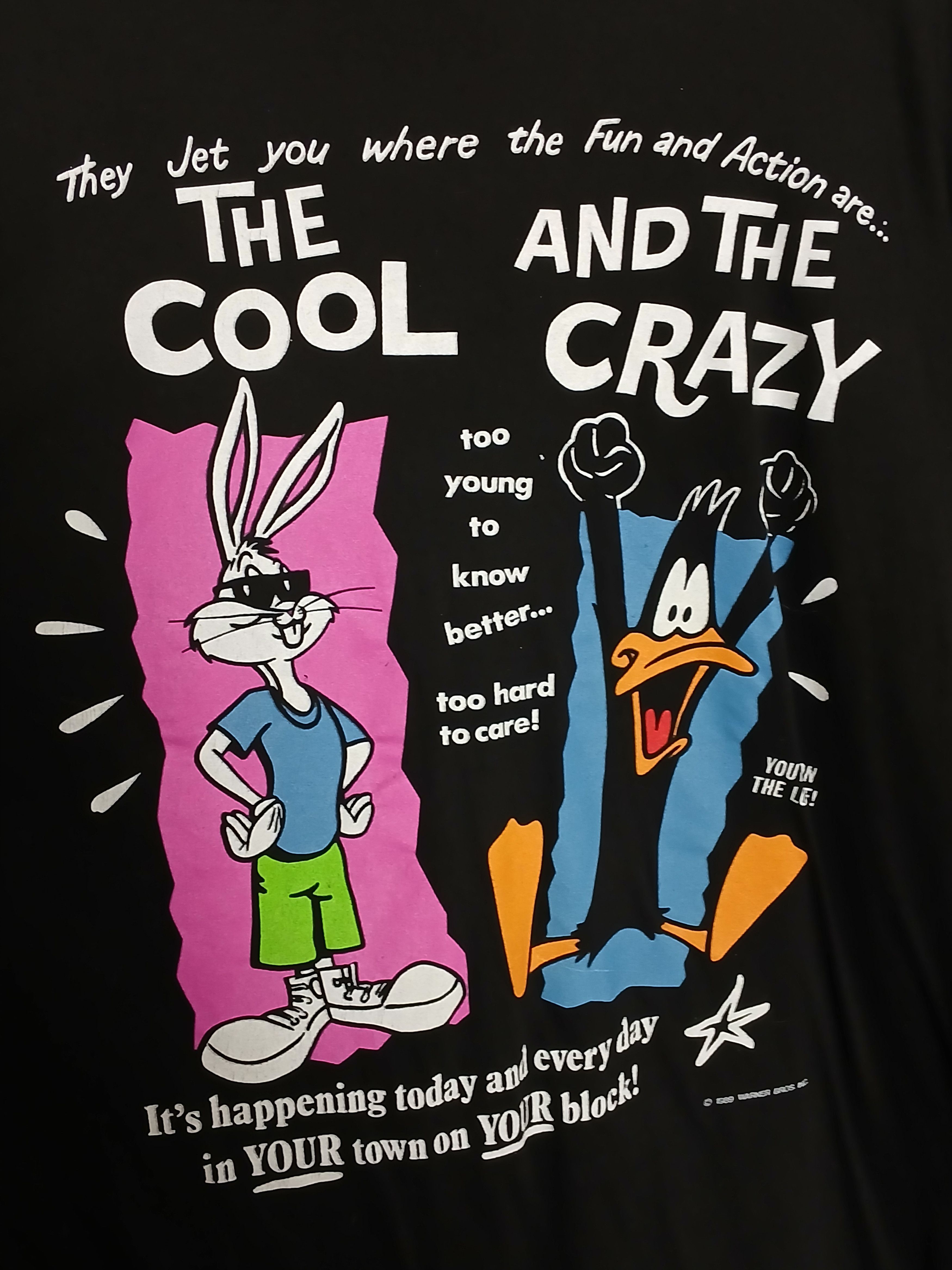 Cartoon Network × Vintage × Warner Bros Vintage 1999 Looney Tunes Bugs Bunny Daffy Duck T-Shirt Size US XL / EU 56 / 4 - 3 Thumbnail