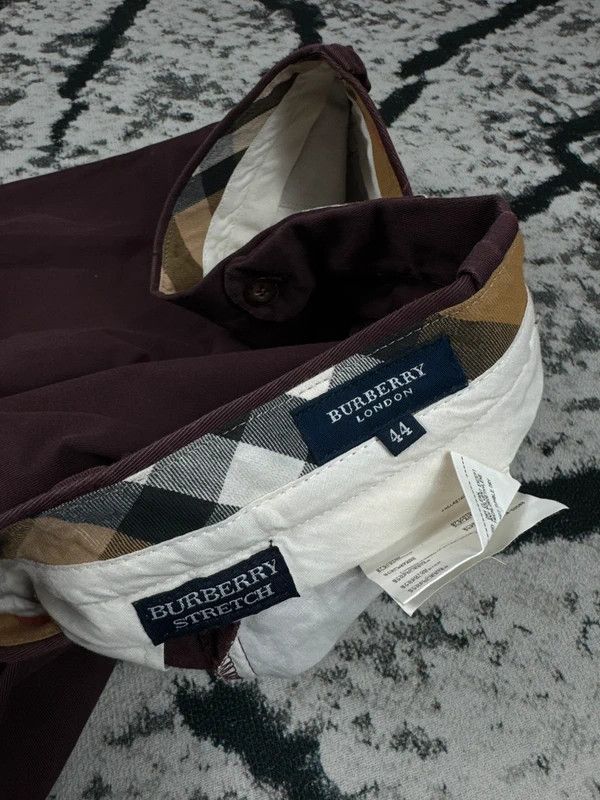Burberry Burberry straight cropped trousers, purple pattern 44 Size 30" / US 8 / IT 44 - 4 Thumbnail