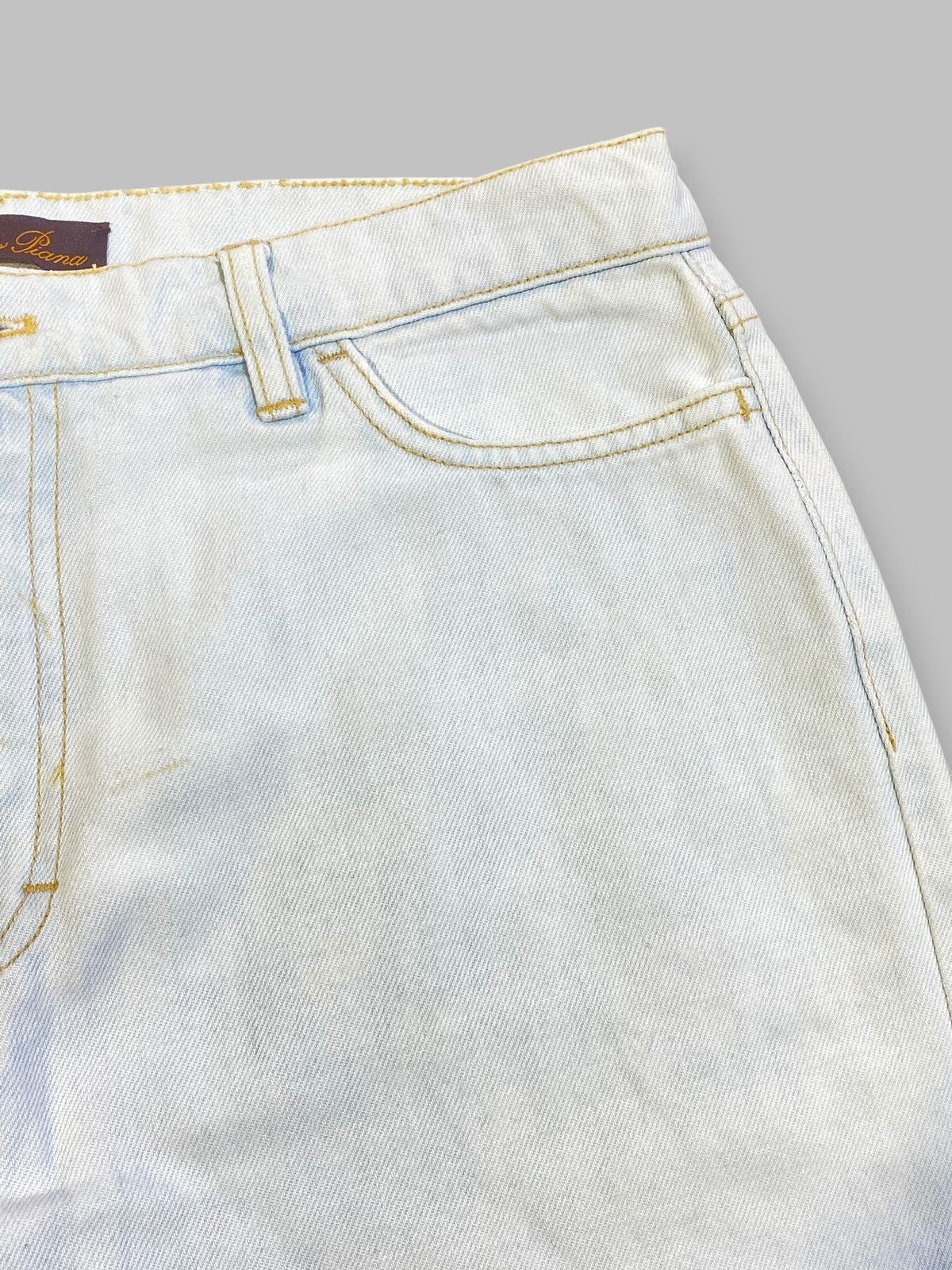 Loro Piana Loro Piana Sky Blue Cotton Premium Denim Jeans Size 30" / US 8 / IT 44 - 12 Thumbnail