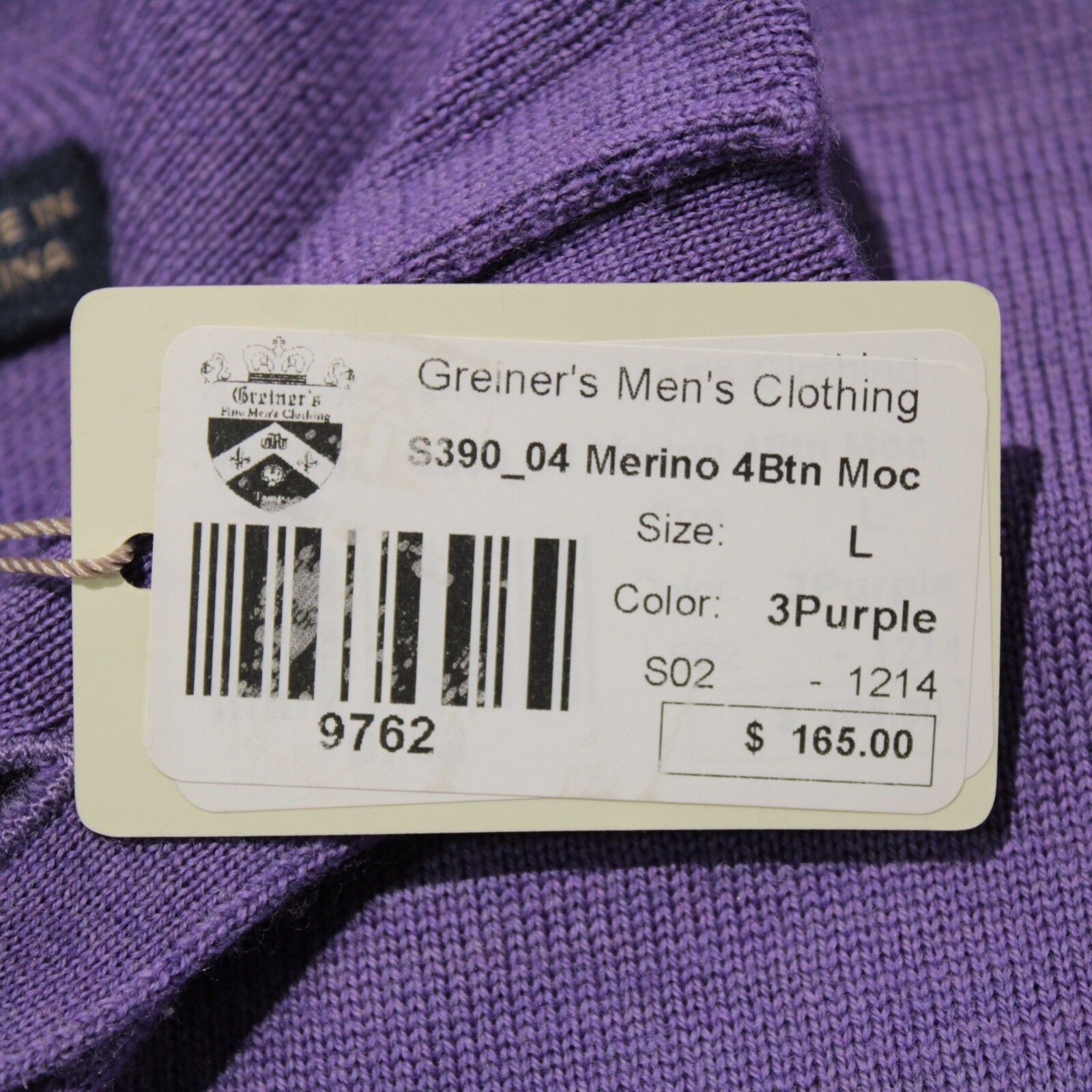 Scott Barber Scott Barber Sweater Size US L in Purple Size US L / EU 52-54 / 3 - 4 Thumbnail