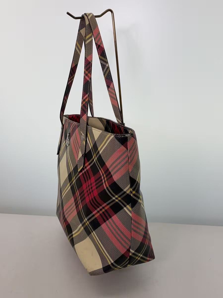 Vivienne Westwood Plaid Orb Tote Bag Size ONE SIZE - 3 Thumbnail