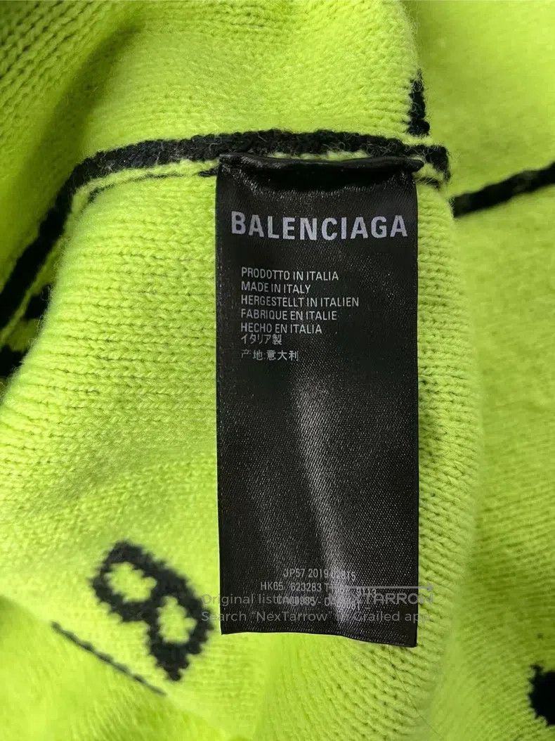 Balenciaga Balenciaga Green Camo Print Sweater Size US L / EU 52-54 / 3 - 5 Thumbnail
