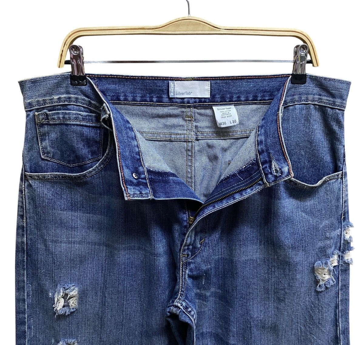 Levi's Vintage Brand Levis Silvertab Baggy Jeans 2000s Size US 36 / EU 52 - 8 Thumbnail