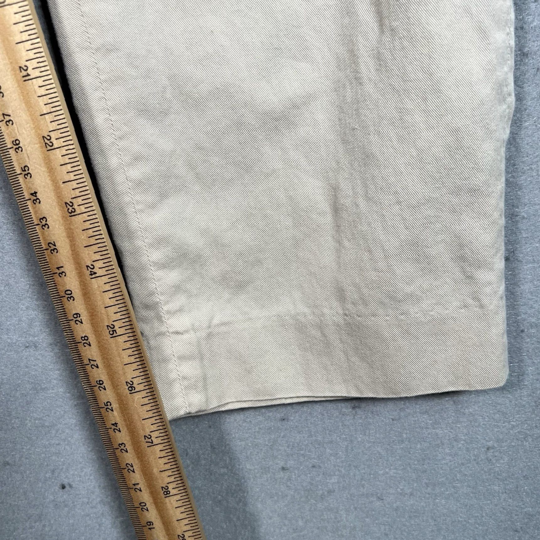 Cos COS Tapered Leg Pants Womens Regular 30R Beige Elastic Waist Cotton Ankle Size 30" / US 8 / IT 44 - 5 Thumbnail