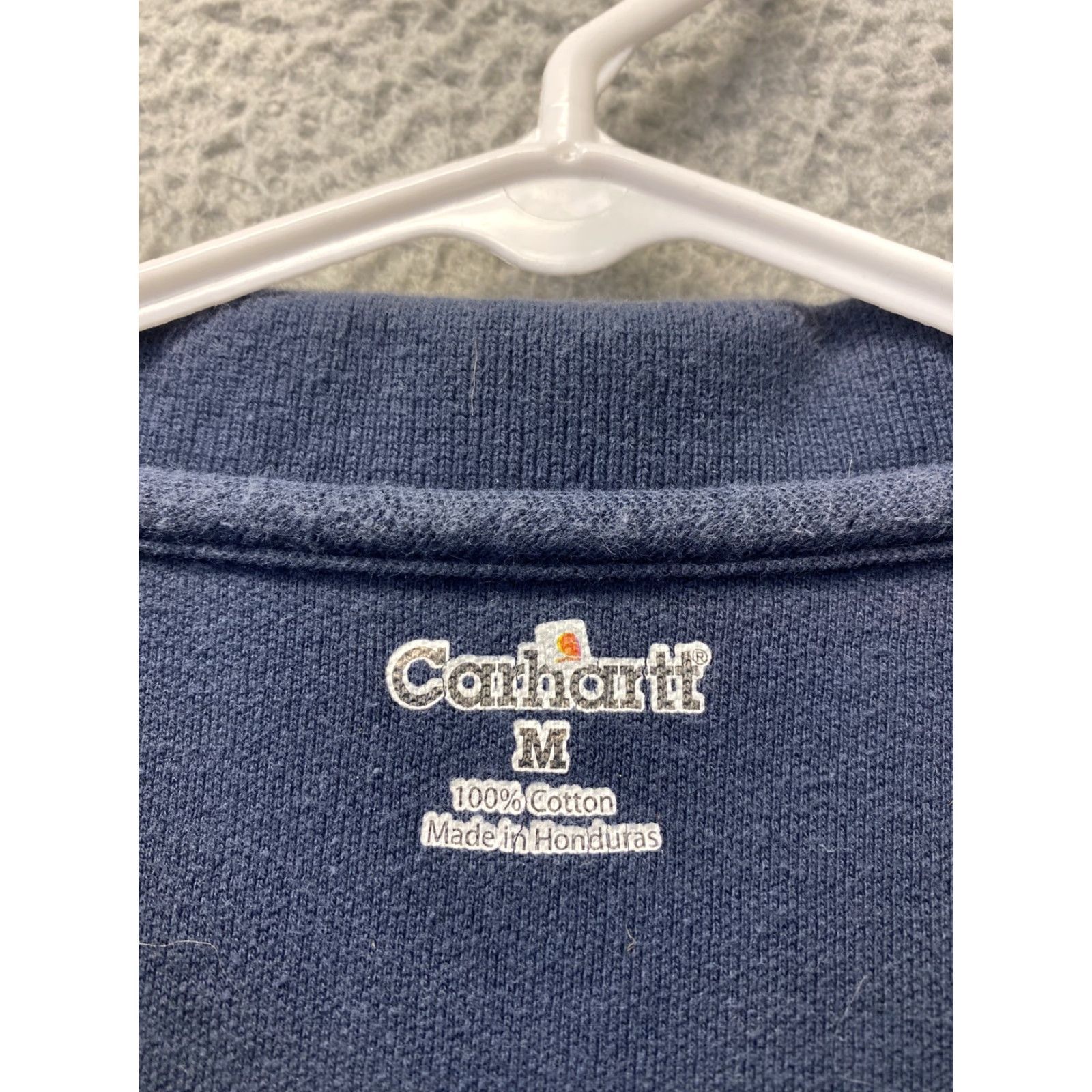 Carhartt Carhartt Polo Shirt Mens M Pullover Short Sleeve Collared Navy 105-17 Size US M / EU 48-50 / 2 - 3 Thumbnail