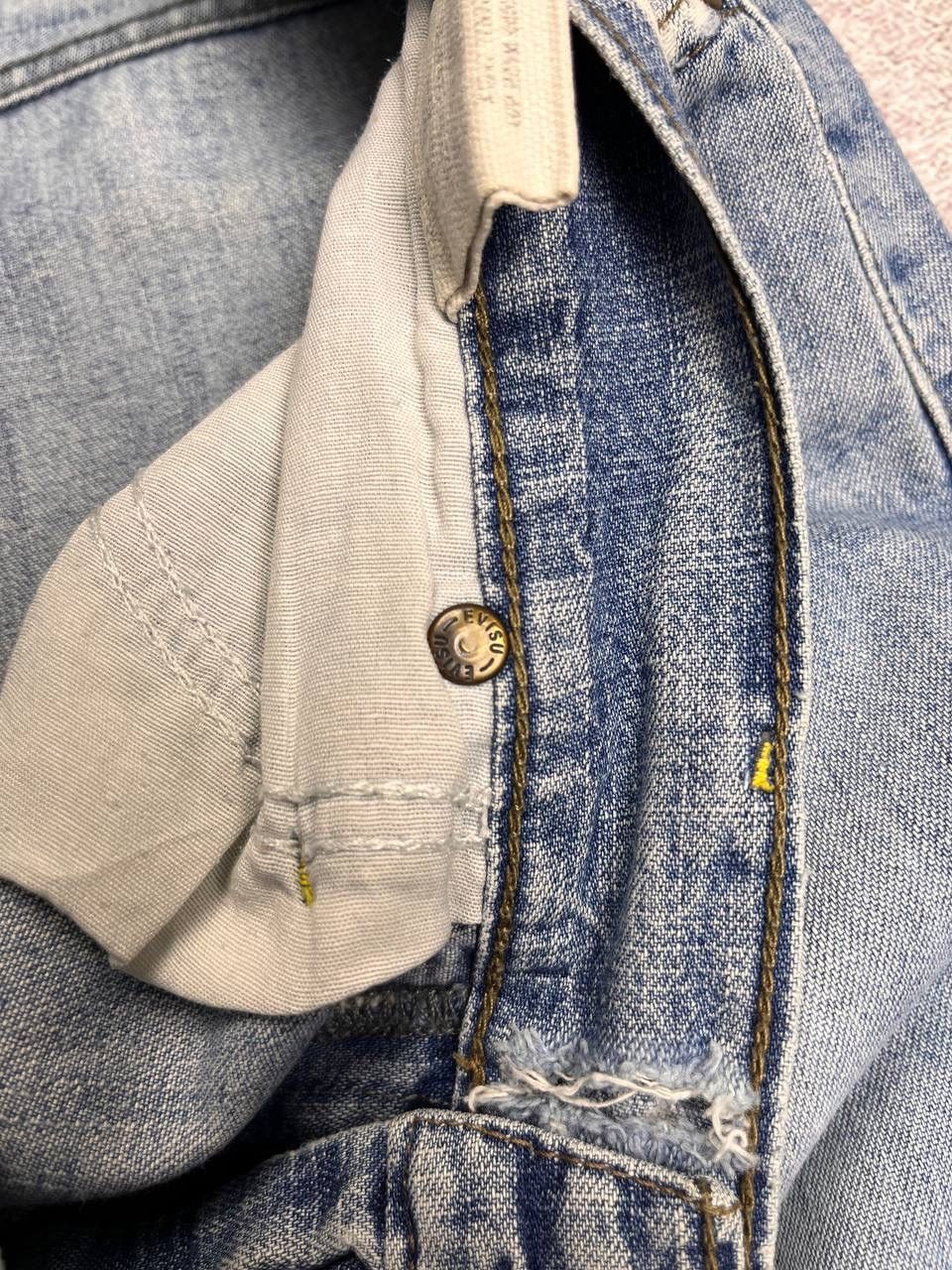 Japanese Brand Vintage Evisu Baggy Shorts Jorts Japanese Denim 34 Y2K Size US 34 / EU 50 - 10 Thumbnail