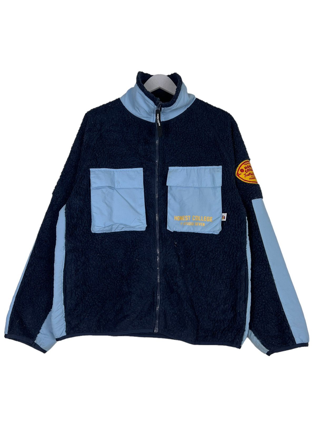 Studio Seven 🔥HONEST COLLEGE FOOTBALL TEAM BY STUDIO SEVEN FLEECE JACKET Size US M / EU 48-50 / 2 - 2 Thumbnail