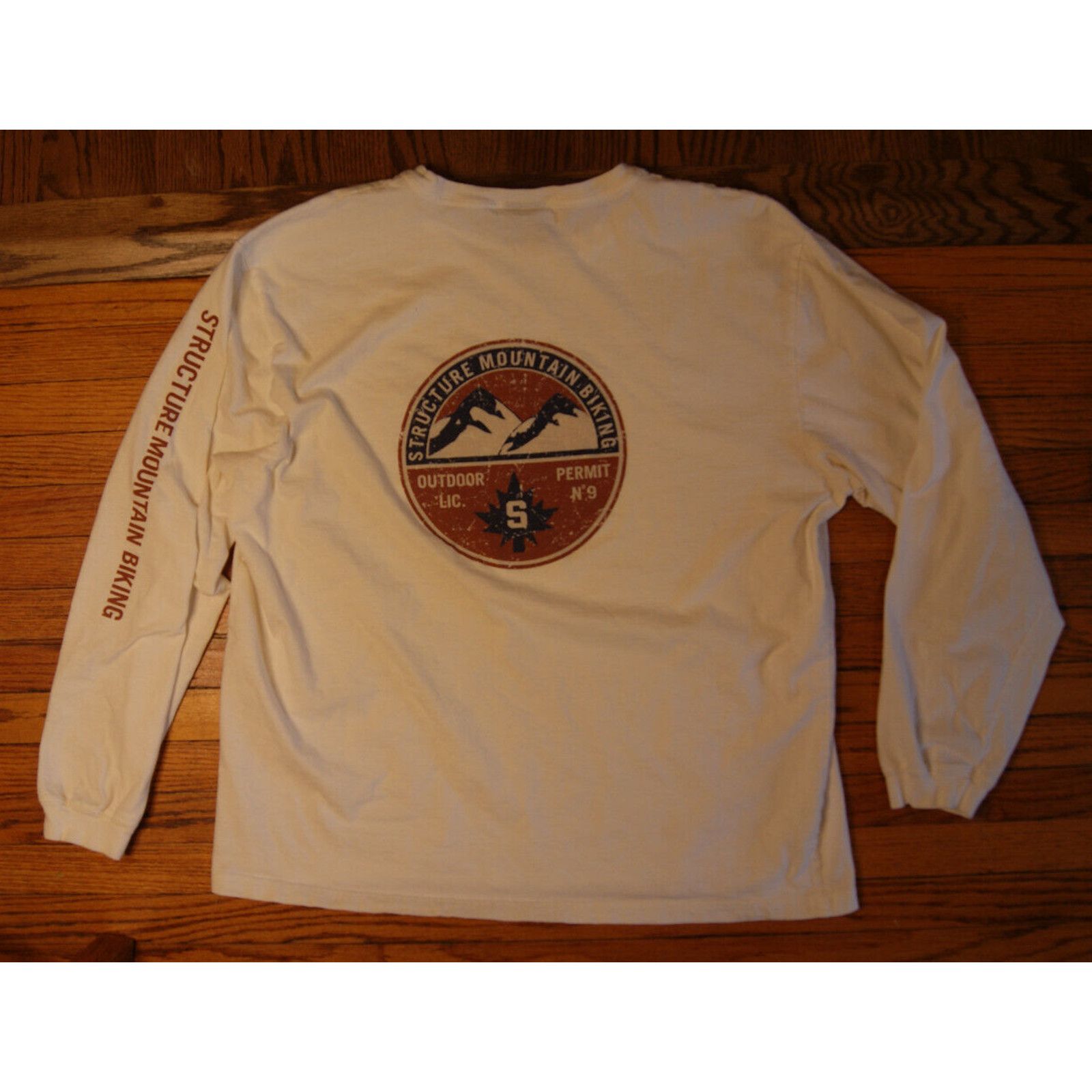 Structure VTG STRUCTURE Mountain Biking Mens XL TShirt USA Made Spell Size US XL / EU 56 / 4 - 1 Thumbnail