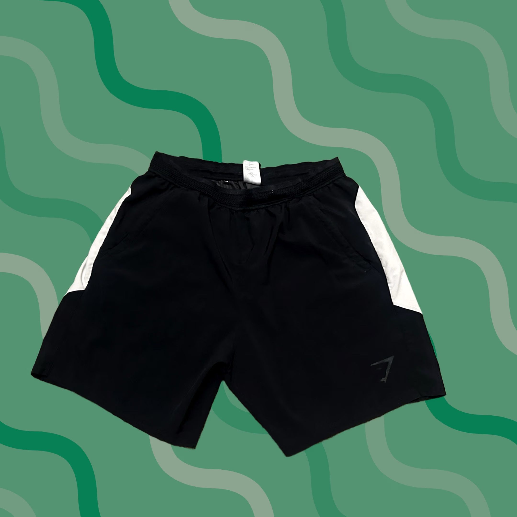 Gymshark Gymshark Shorts Mens Medium Athletic Black Performance Activewear Running Training Drawstring Pockets Size US 31 - 1 Thumbnail