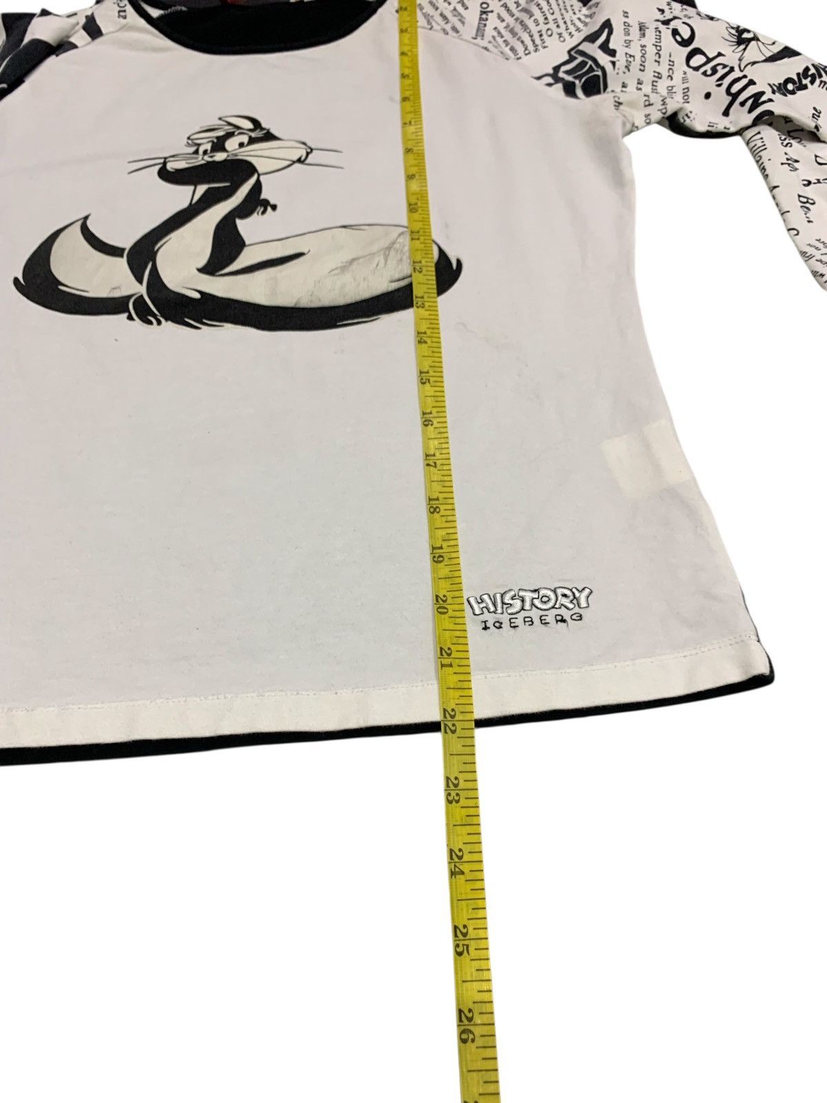 Iceberg Vintage Iceberg X Looney Tunes Warner Bros Longsleve T Shirt Size M / US 6-8 / IT 42-44 - 9 Thumbnail