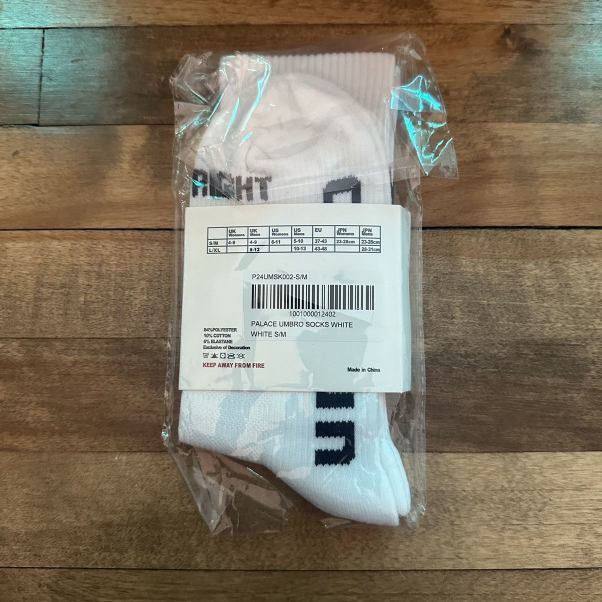 Palace × Umbro Palace X Umbro Training Socks White L/Xl Size ONE SIZE - 2 Thumbnail
