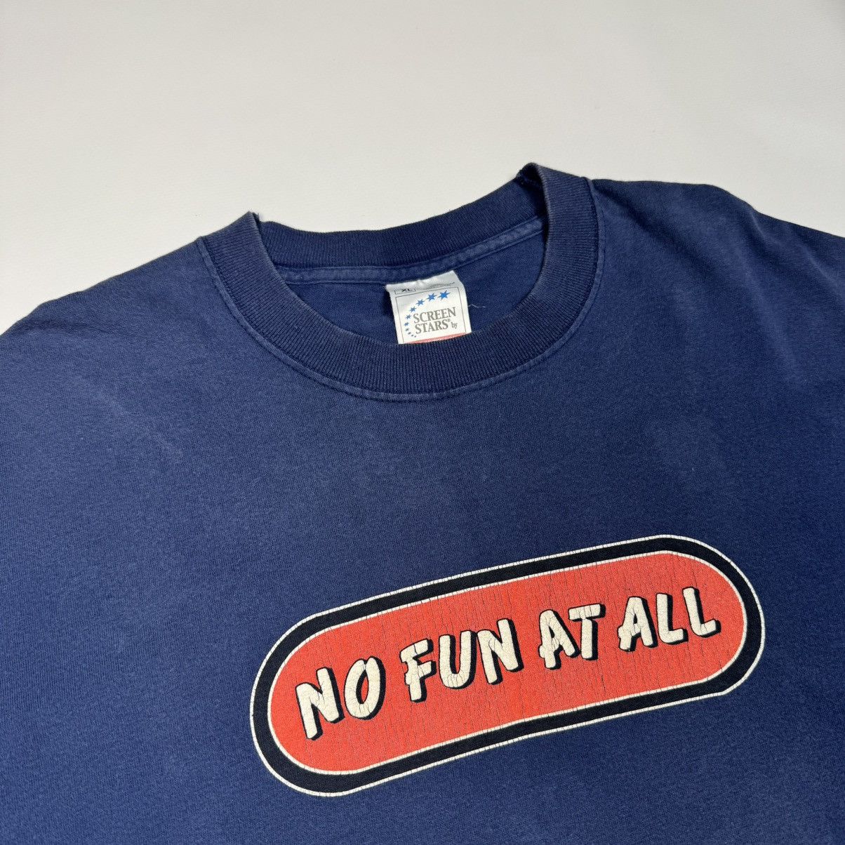 Vintage NO FUN ATTACK ALL RARE TEE VINTAGE T-SHIRT PUNK ROCK BAND Size US XL / EU 56 / 4 - 8 Thumbnail