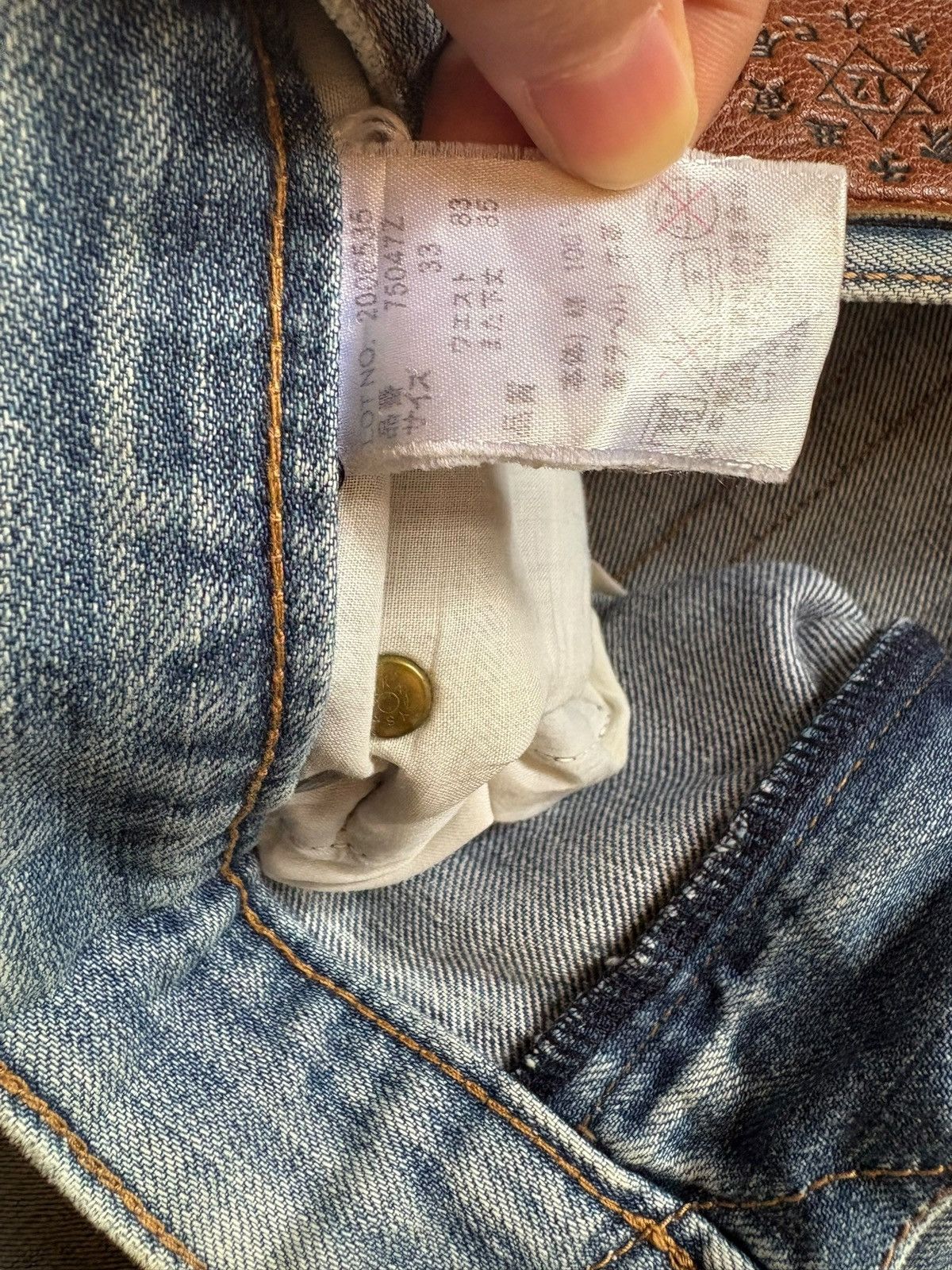 Japanese Brand Vintage Japanese Brand Mud Wash Distressed Bootcut Jeans Size US 33 - 10 Thumbnail