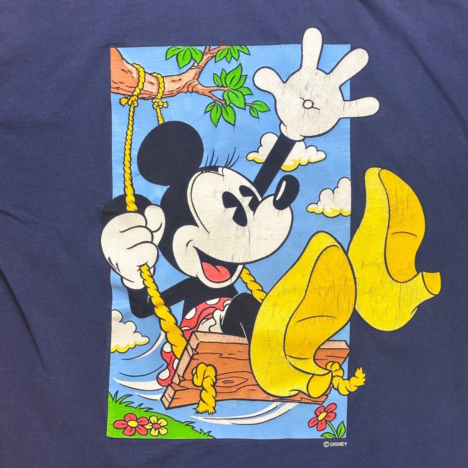 Hanes Vintage Hanes Beefy T Minnie Mouse Swing Graphic Print Tee Size L / US 10 / IT 46 - 7 Thumbnail