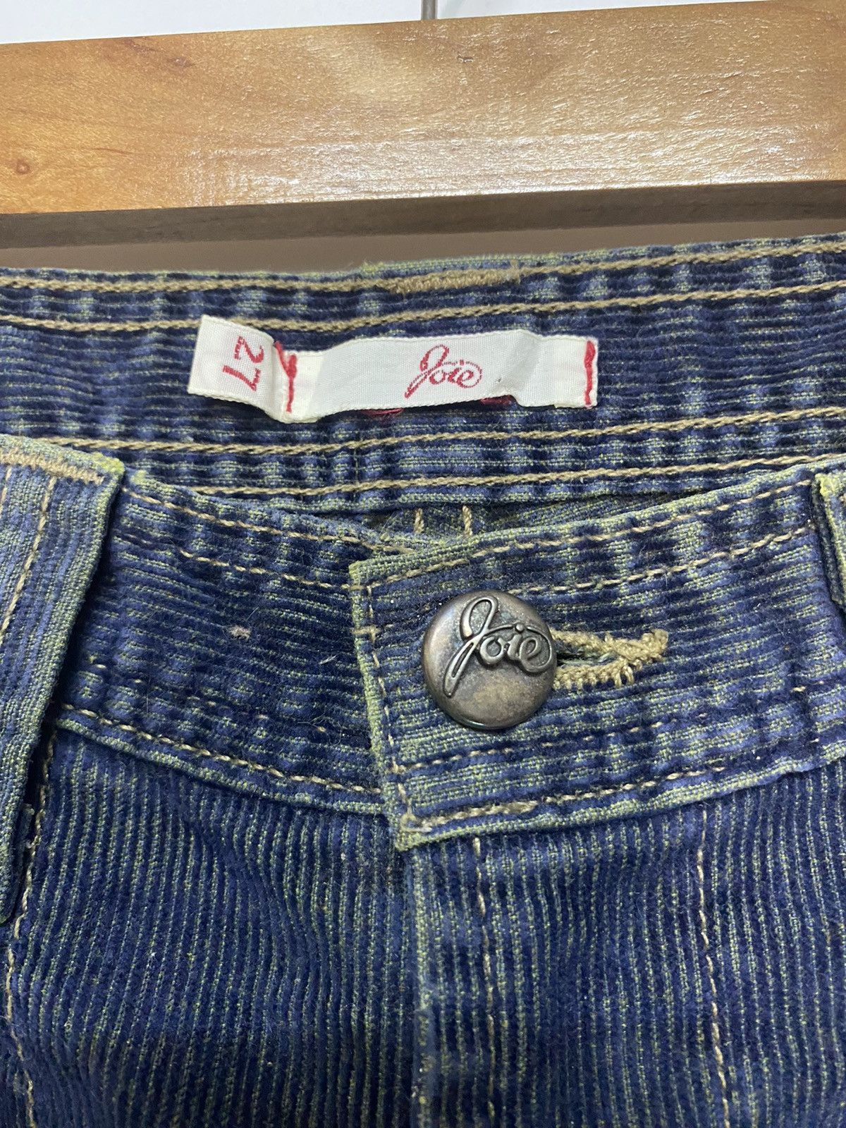 Designer × Joie × Vintage VINTAGE JOIE CORDUROY BOOTCUT PANT Size 28" / US 6 / IT 42 - 11 Thumbnail