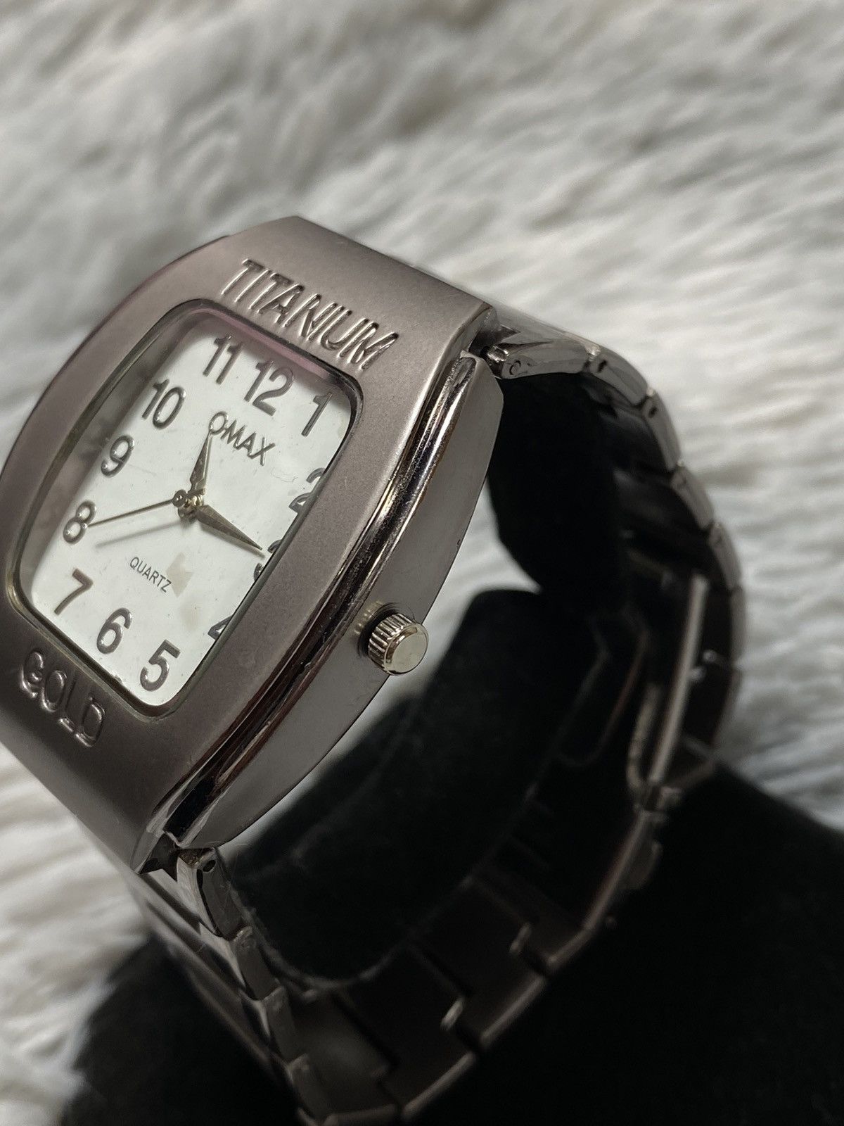 Jewelry × Vintage Titanium Omax Quartz Watch - Japanese Brand Size ONE SIZE - 5 Thumbnail