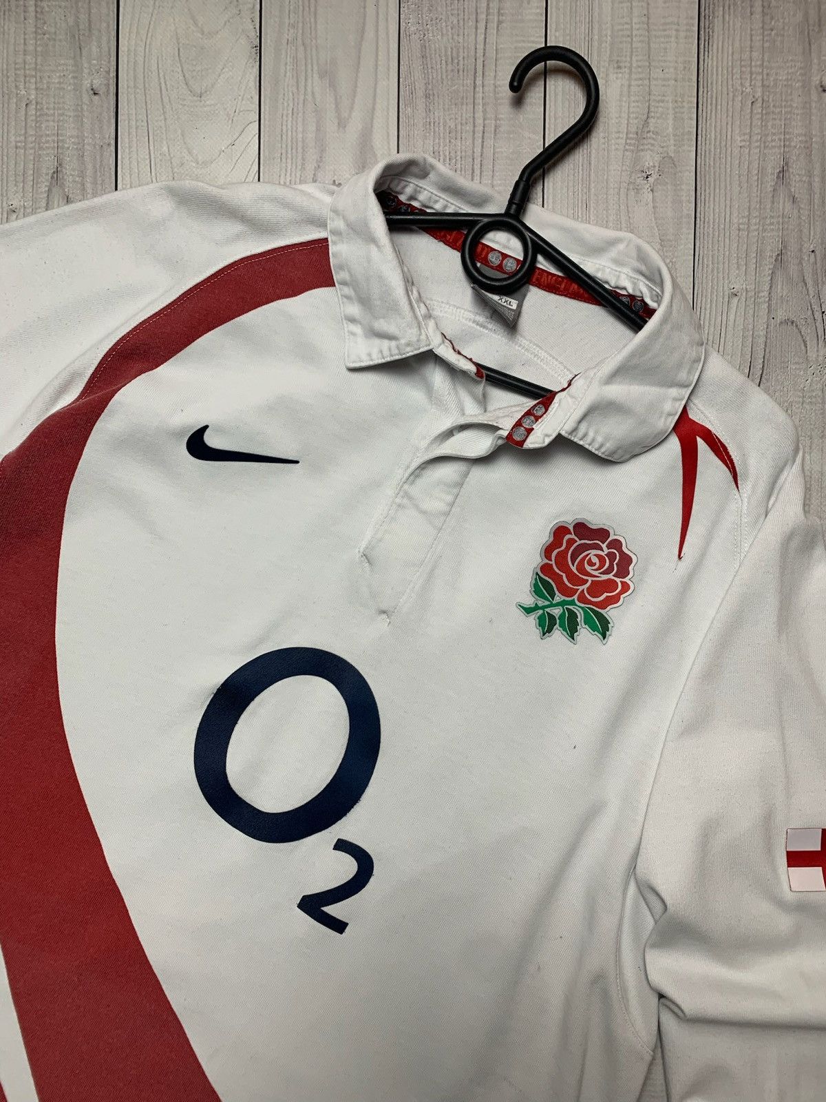 Vintage Vintage England Nike Rugby jersey size XxL logo Size US XXL / EU 58 / 5 - 2 Thumbnail