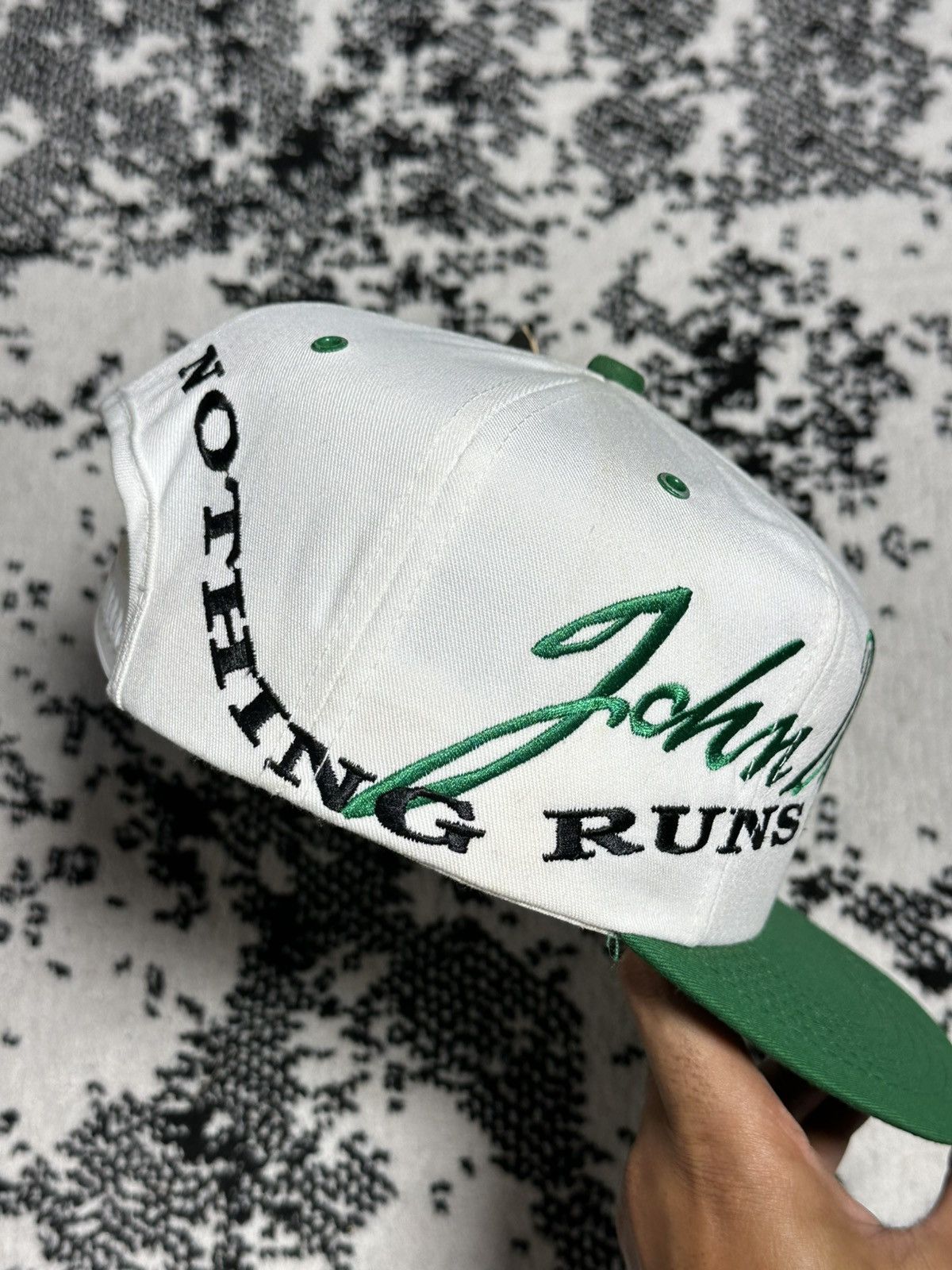John Deere Vintage 80s John Deere Embroidery K-Products Hat Size ONE SIZE - 4 Thumbnail