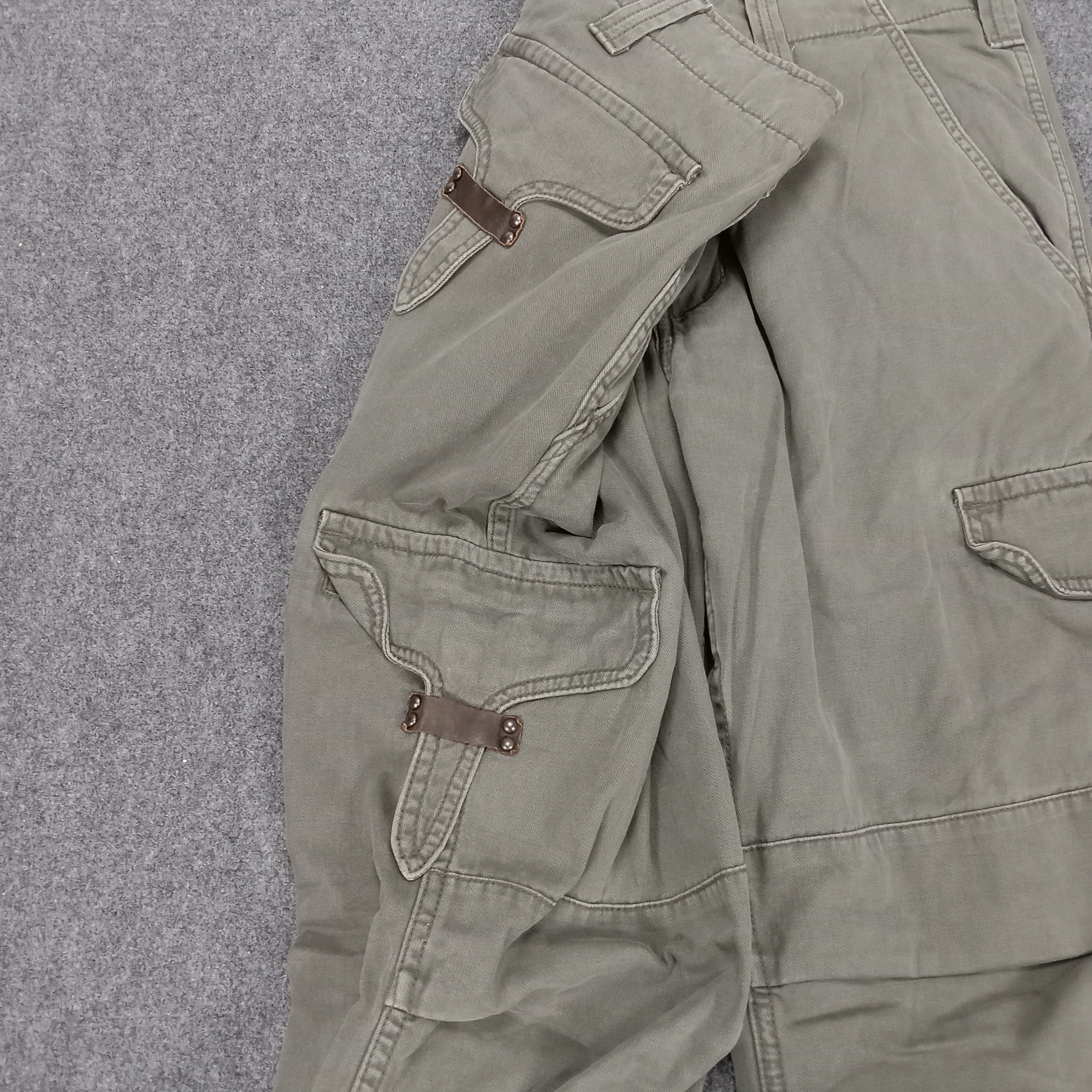 Alpha Industries × Vintage Alpha Industries Military Style Cargo Pants Size US 35 - 5 Thumbnail