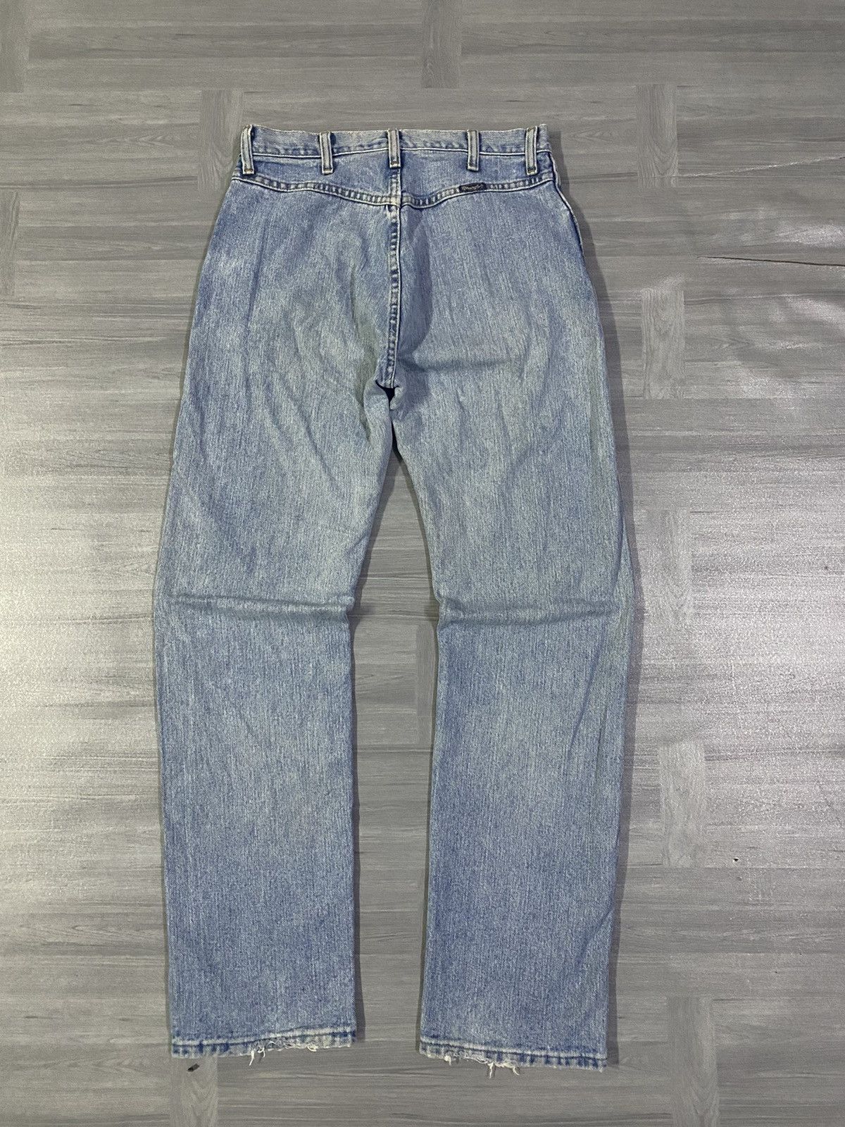 Wrangler Vintage 80s Wrangler bareback Jeans No Back Pockets NWT Size US 30 / EU 46 - 2 Thumbnail