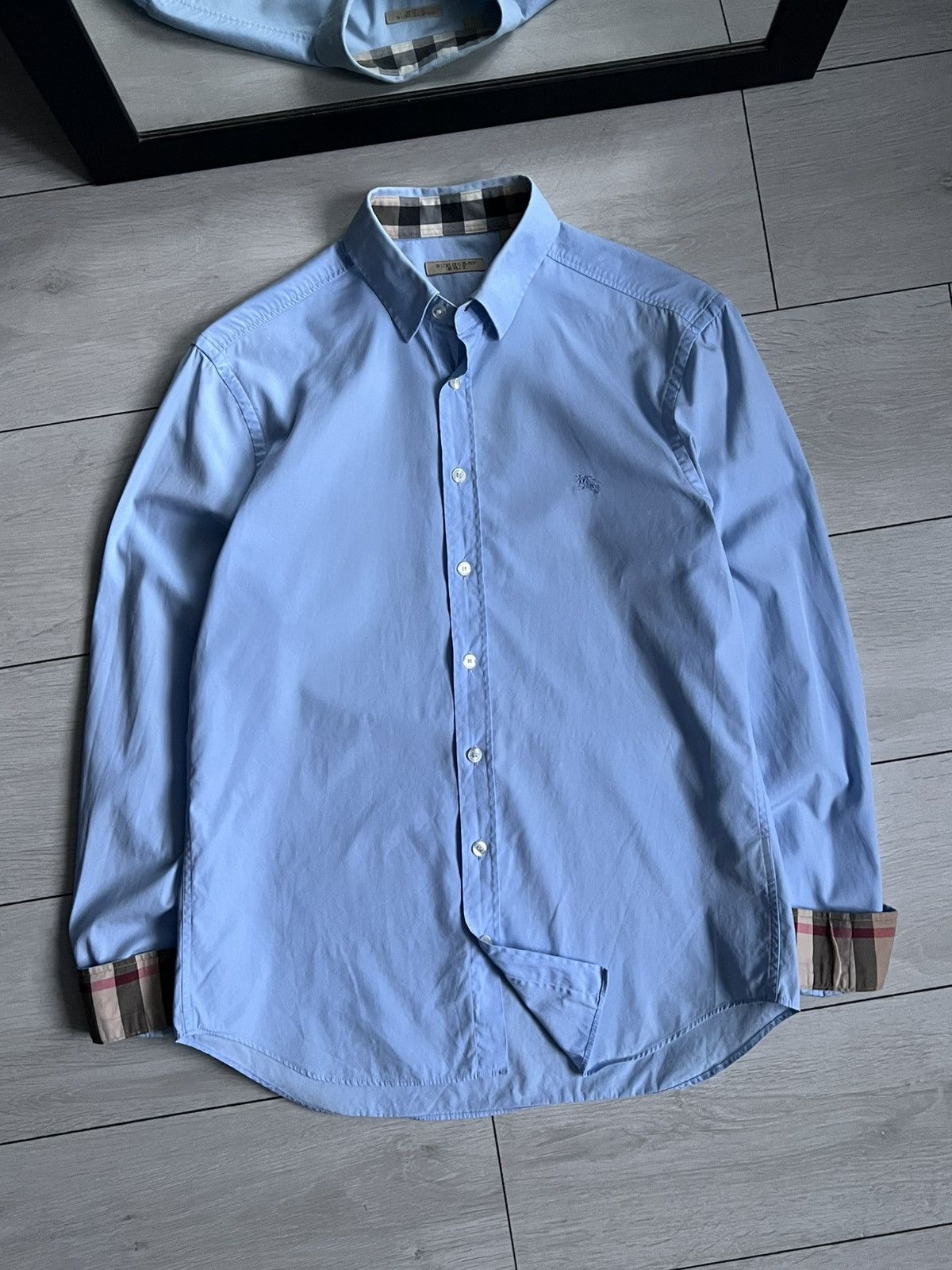 Burberry Burberry Brit Nova Check Luxury Shirt Size US M / EU 48-50 / 2 - 1 Thumbnail
